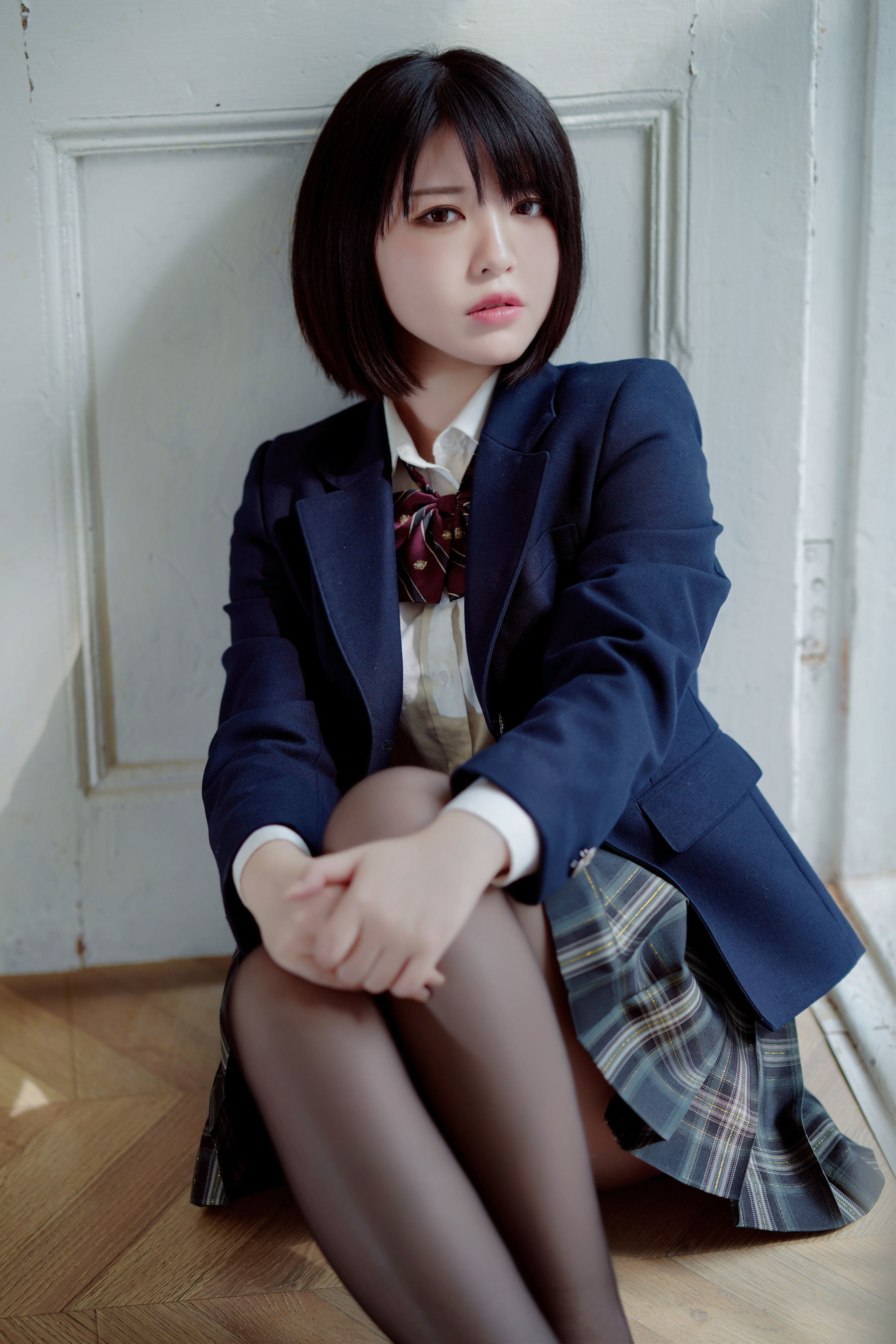 半半子 制服姿态 Cosplay写真