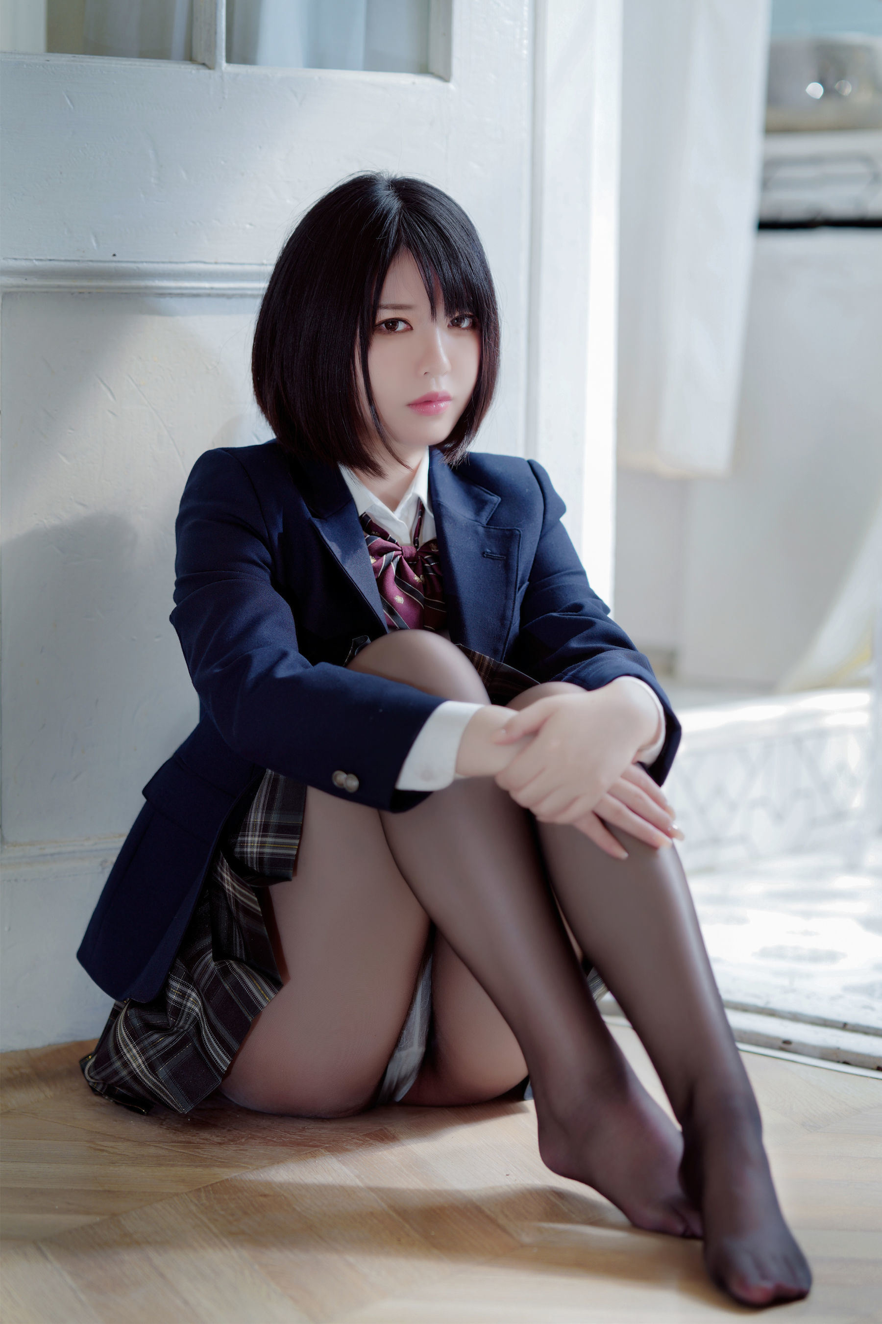 半半子 制服姿态 Cosplay写真