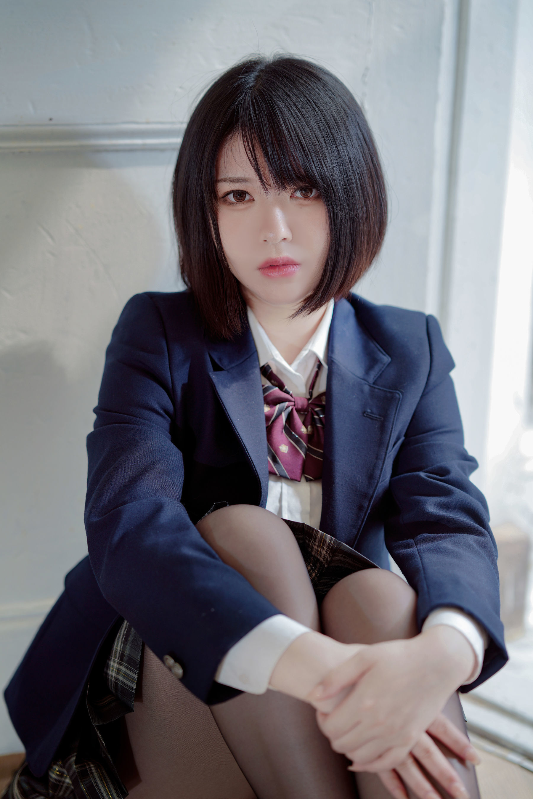 半半子 制服姿态 Cosplay写真