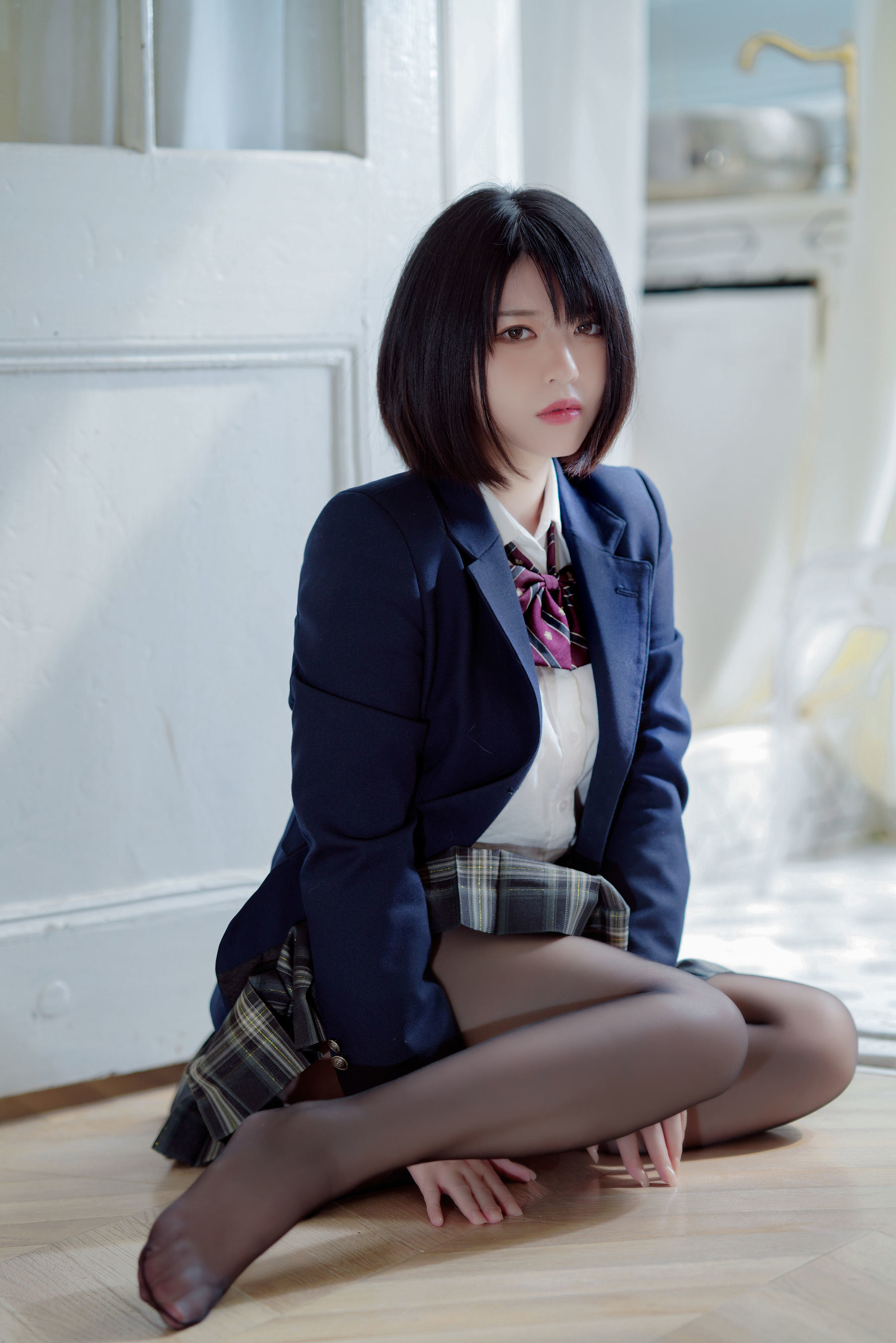 半半子 制服姿态 Cosplay写真