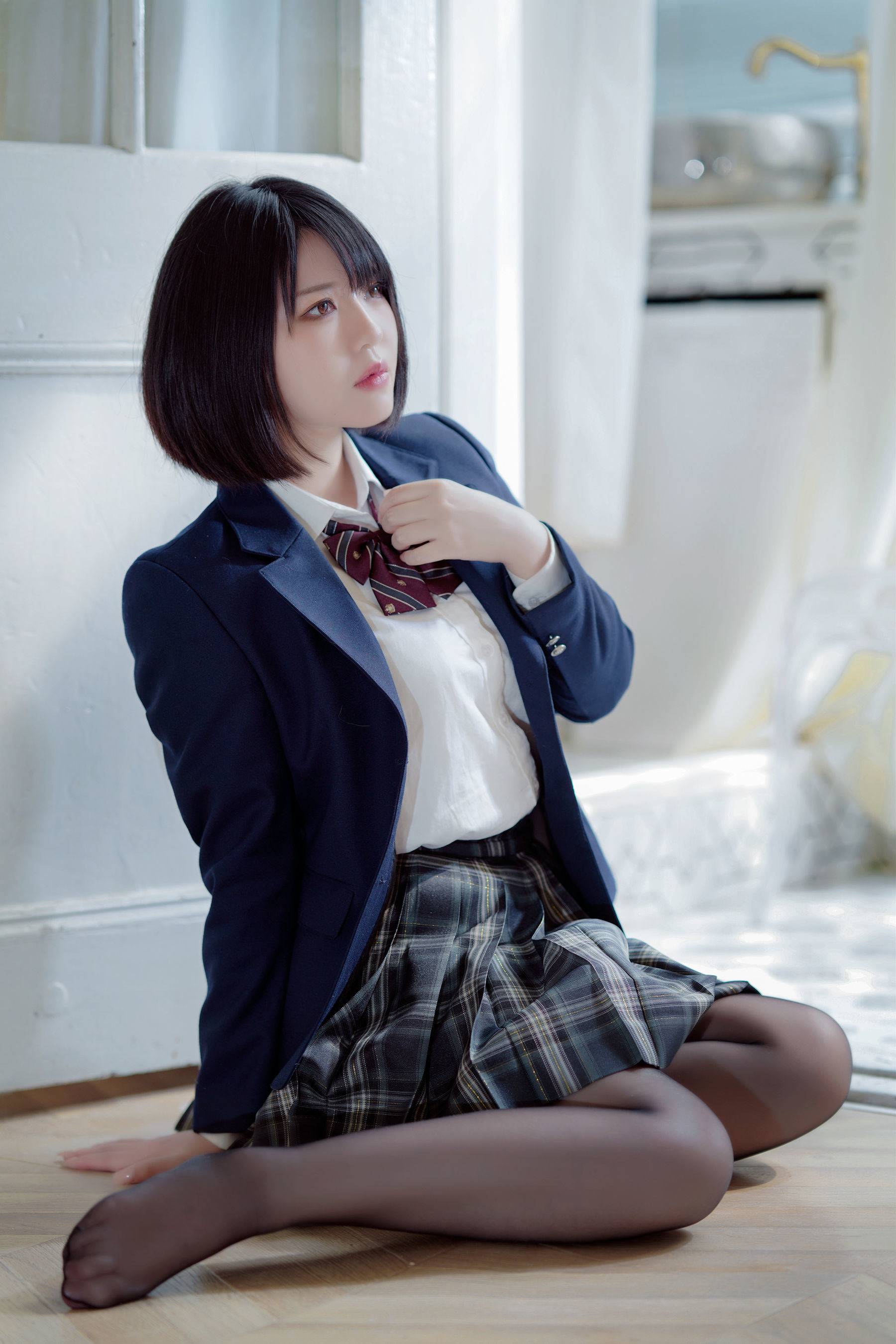 半半子 制服姿态 Cosplay写真