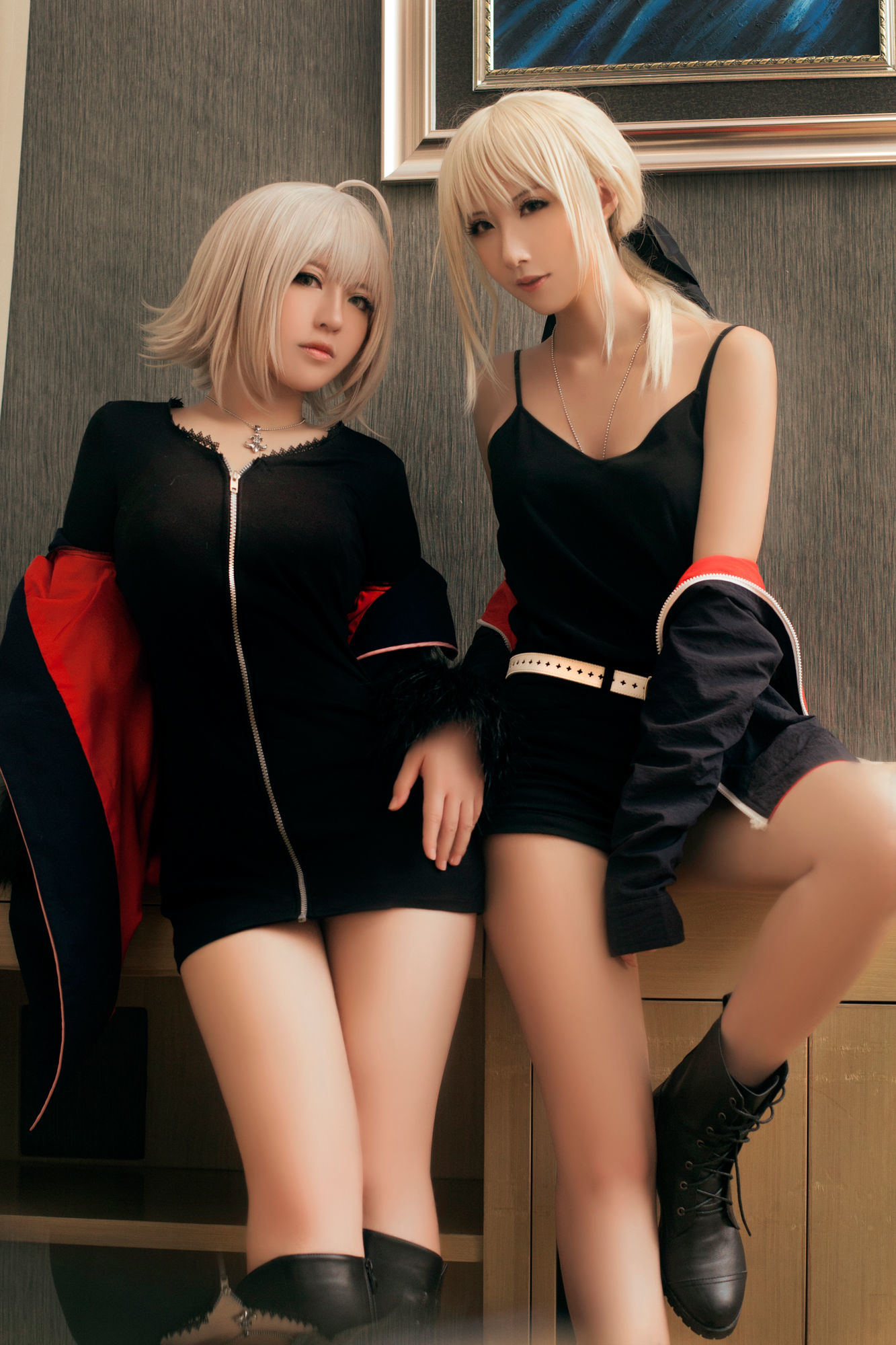 ネット有名人COSER写真] バンバン子&ソウソウソフィア - ブラックジェン2