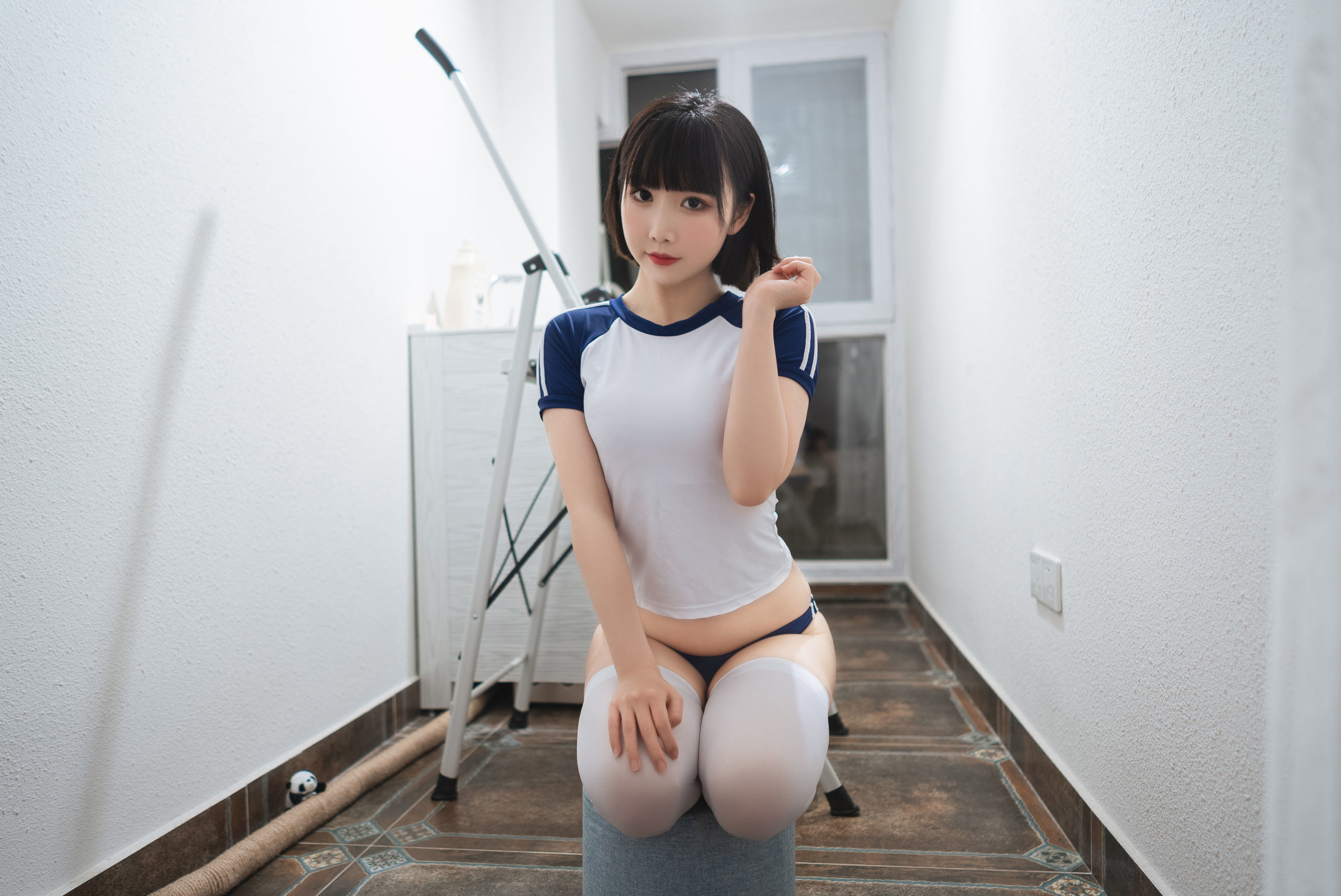 網紅COSER寫真] 可愛人氣Coser麵餅仙兒 - 體操服