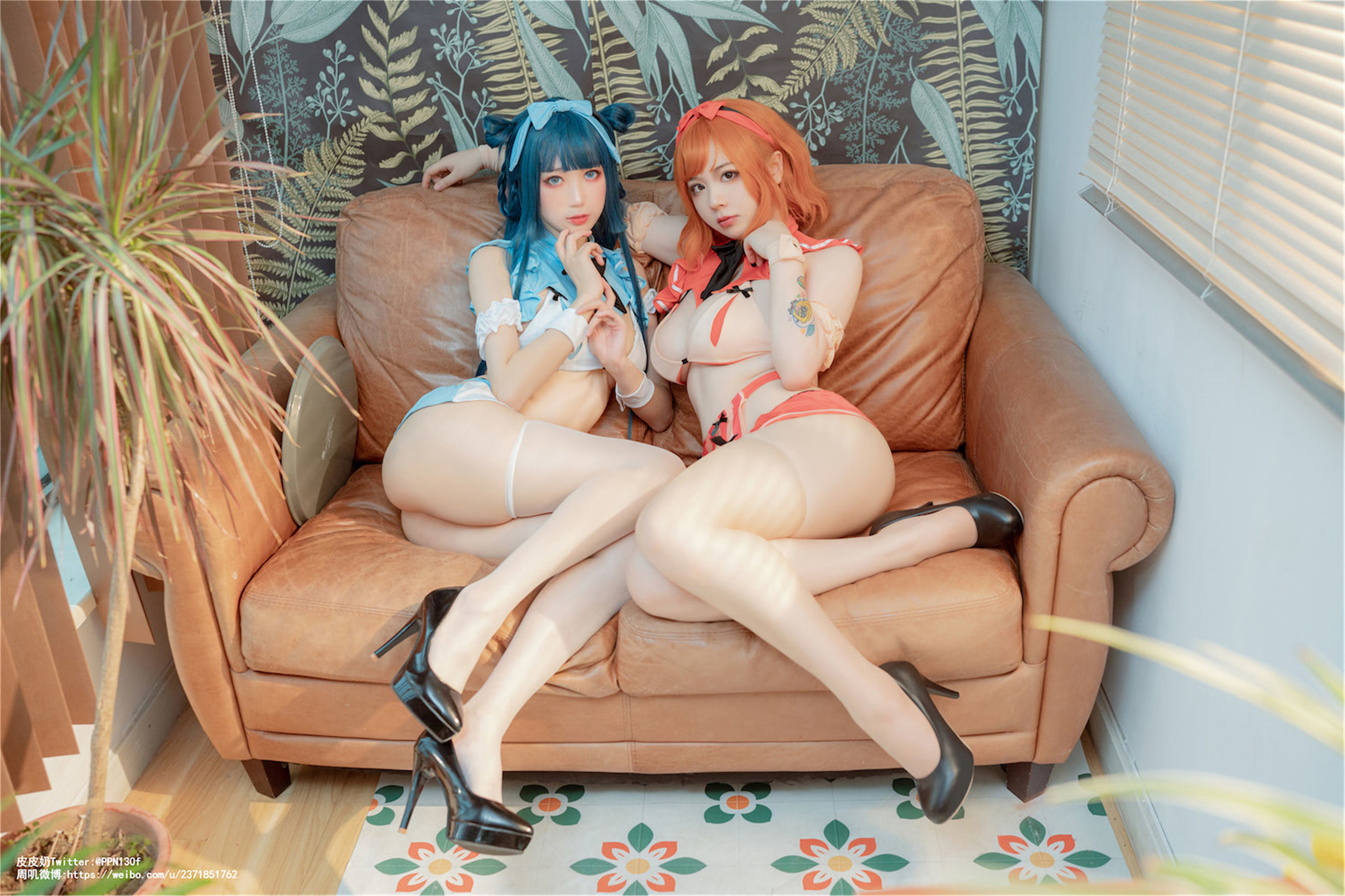 [网红COSER写真] 皮皮奶可可爱了啦&周叽是可爱兔兔 - 服务员