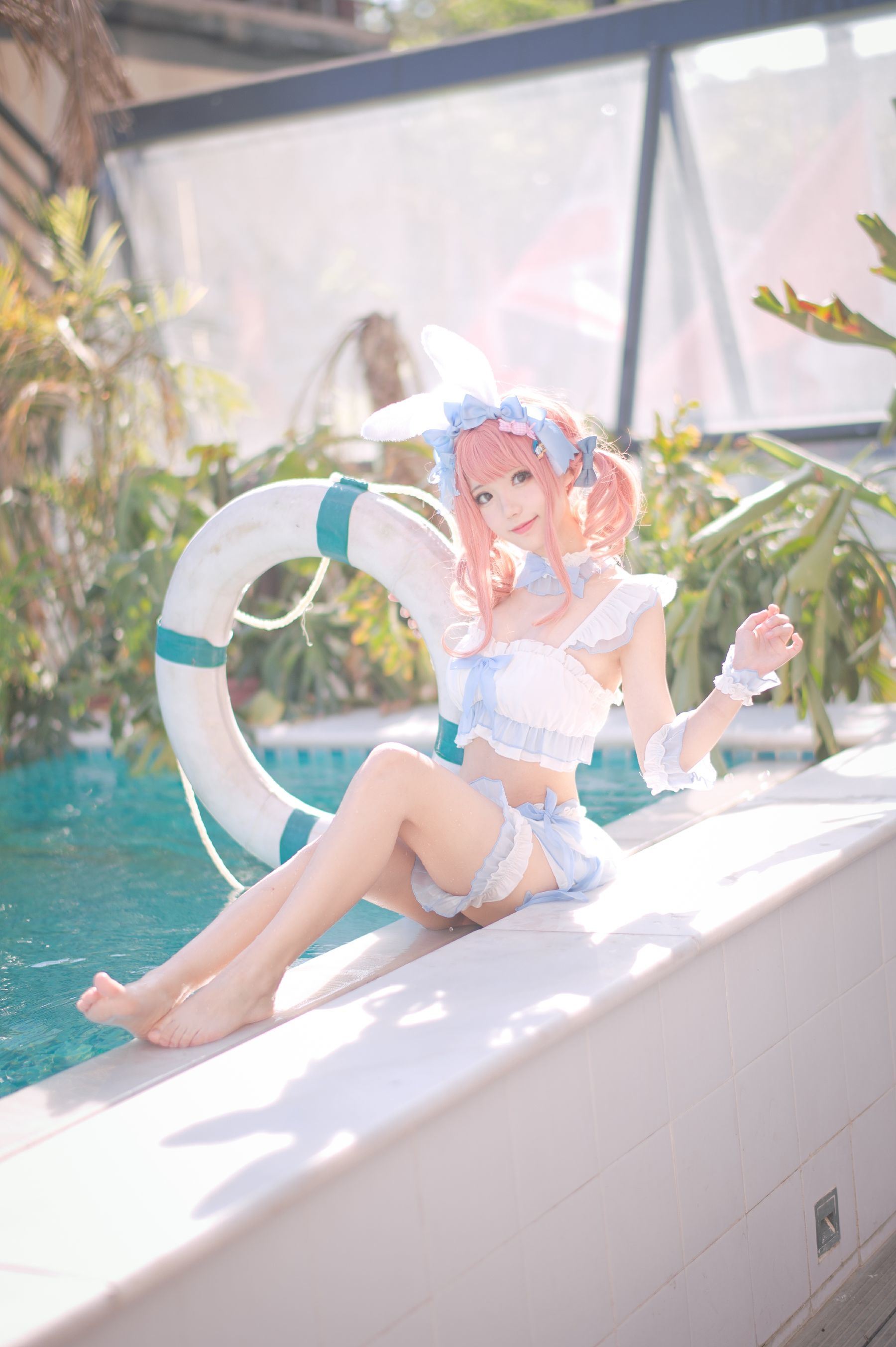 Internet Celebrity Coser Photobook] Hua Qi Hana - Summer Sweet Core Swimsuit