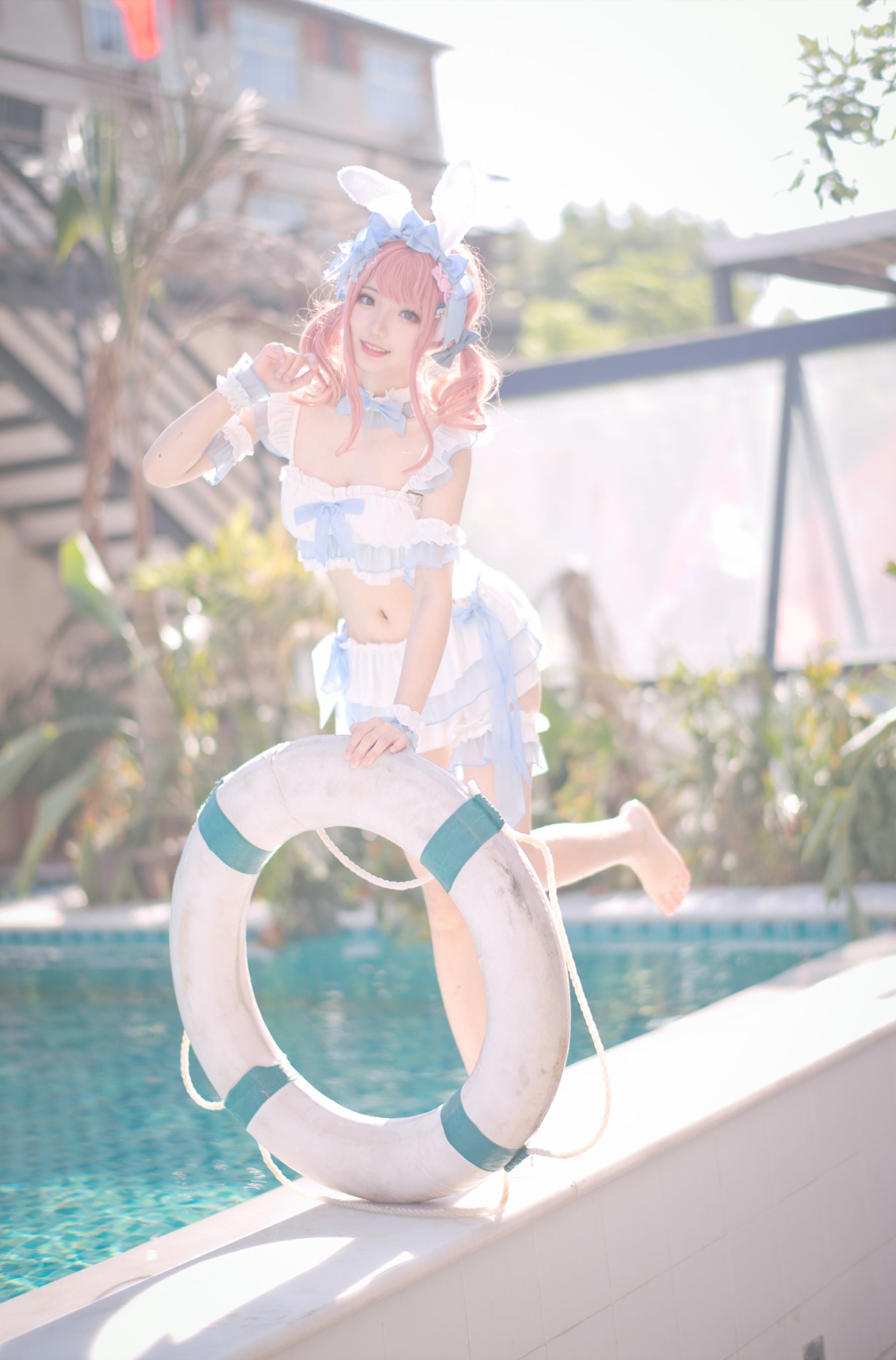Internet Celebrity Coser Photobook] Hua Qi Hana - Summer Sweet Core Swimsuit
