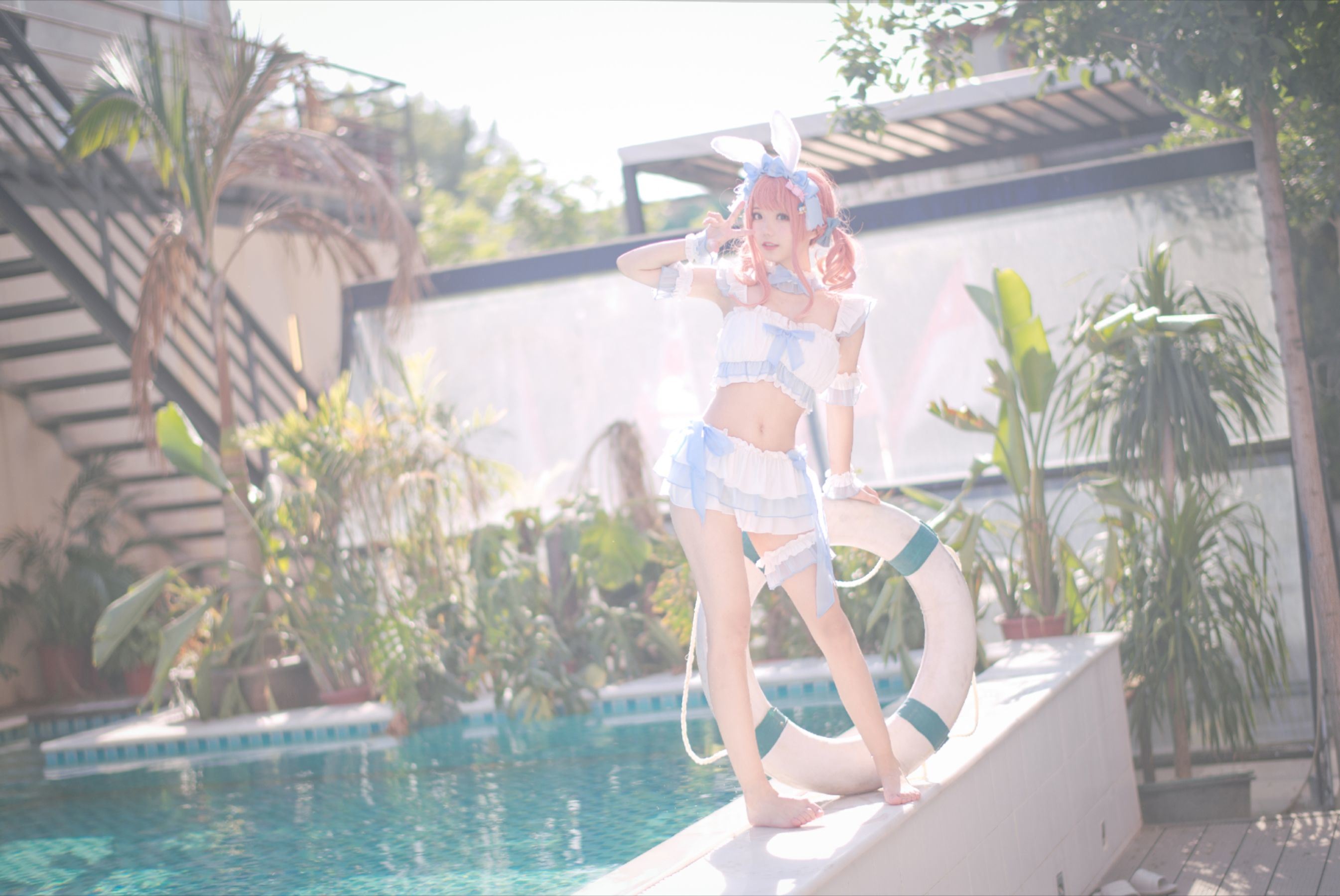Internet Celebrity Coser Photobook] Hua Qi Hana - Summer Sweet Core Swimsuit