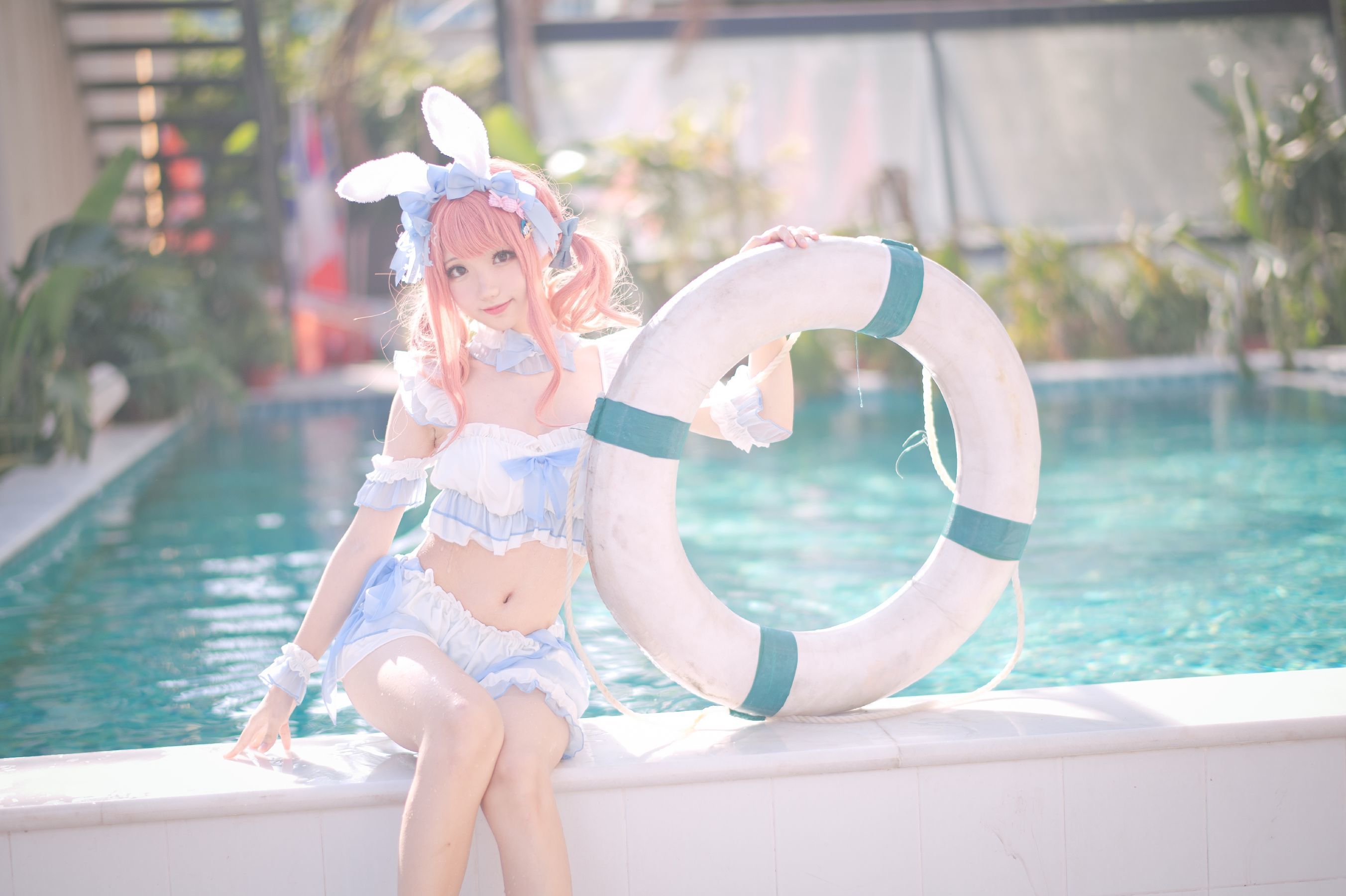 Internet Celebrity Coser Photobook] Hua Qi Hana - Summer Sweet Core Swimsuit