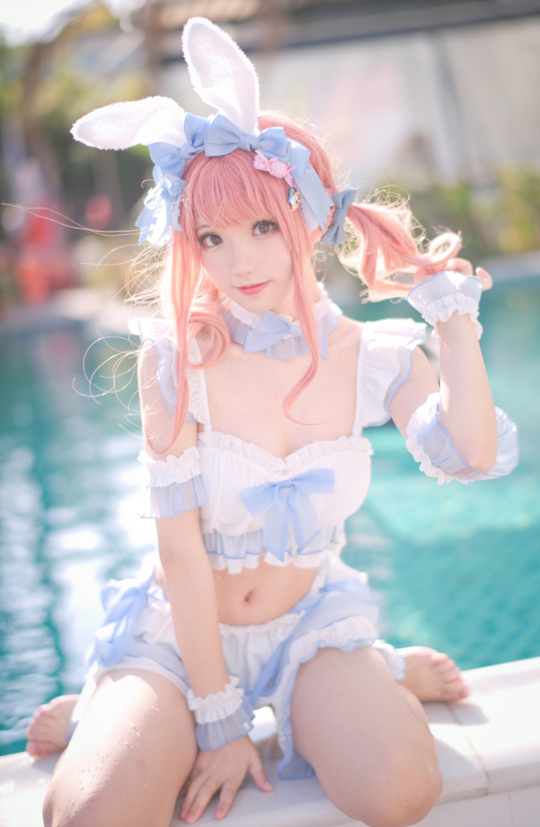 Internet Celebrity Coser Photobook] Hua Qi Hana - Summer Sweet Core Swimsuit
