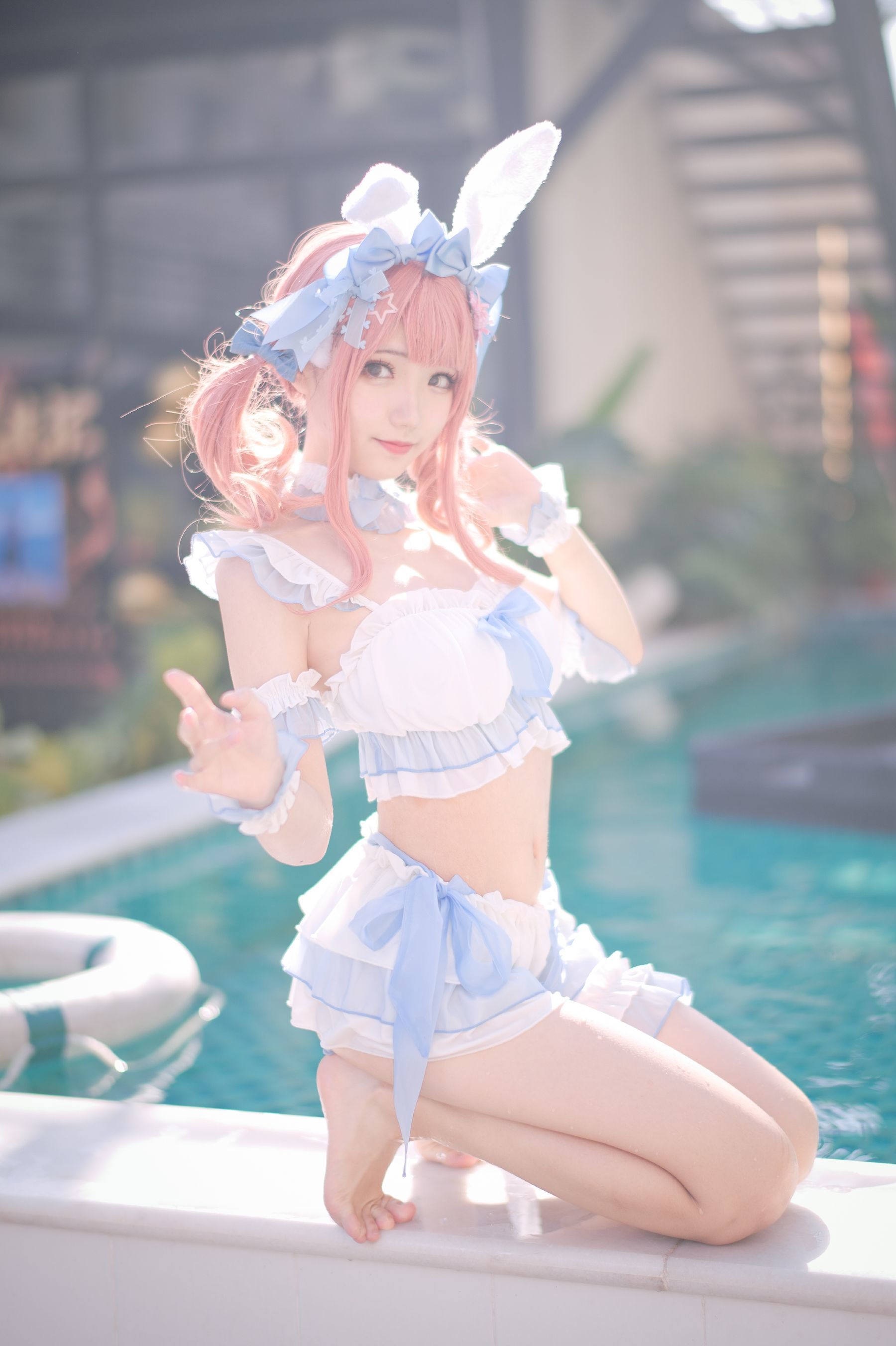 Internet Celebrity Coser Photobook] Hua Qi Hana - Summer Sweet Core Swimsuit