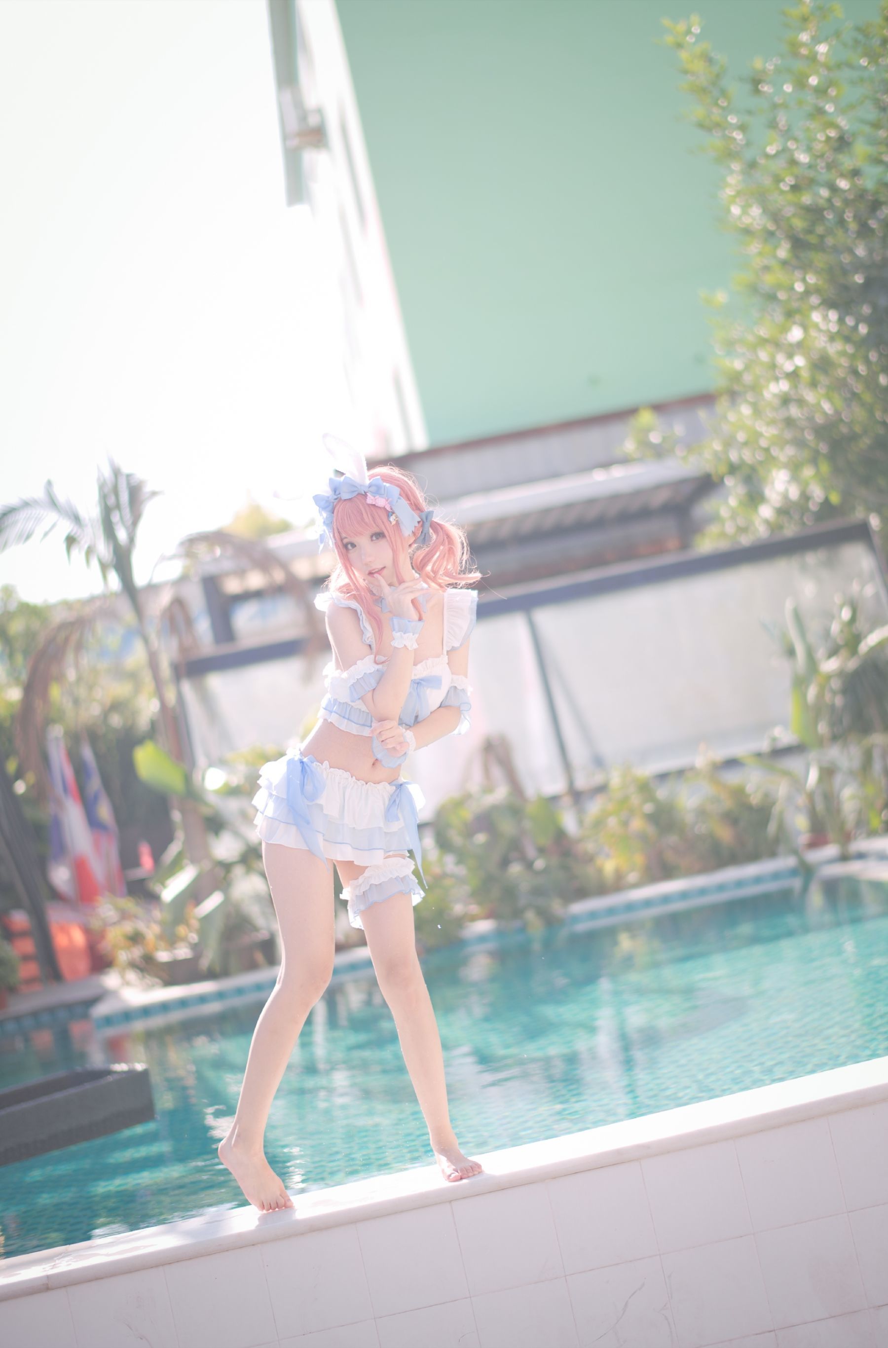 Internet Celebrity Coser Photobook] Hua Qi Hana - Summer Sweet Core Swimsuit