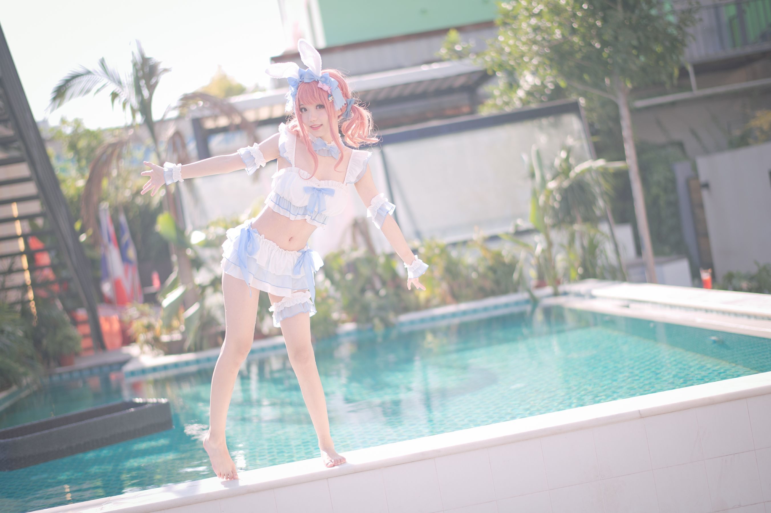 Internet Celebrity Coser Photobook] Hua Qi Hana - Summer Sweet Core Swimsuit