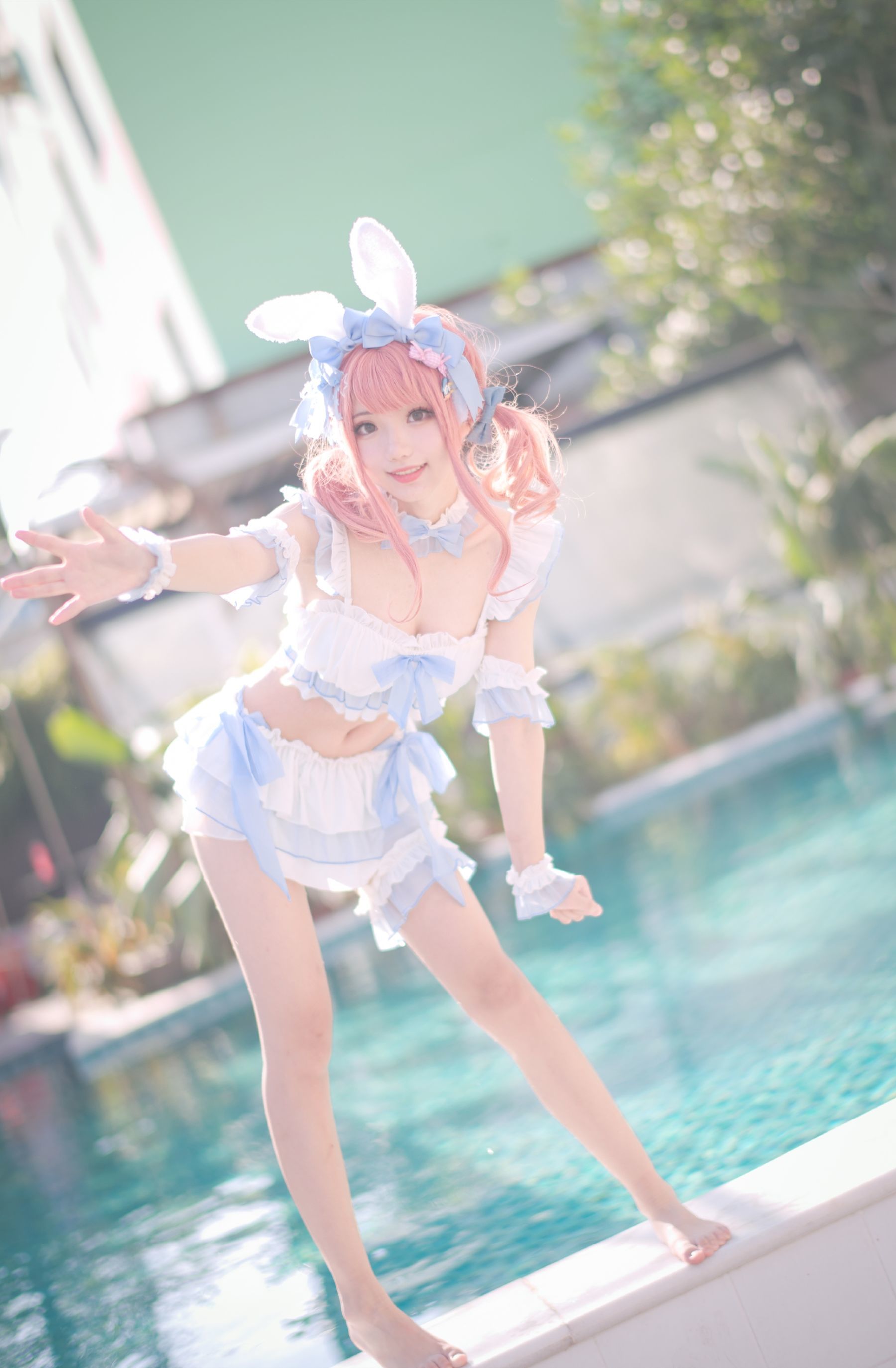 Internet Celebrity Coser Photobook] Hua Qi Hana - Summer Sweet Core Swimsuit