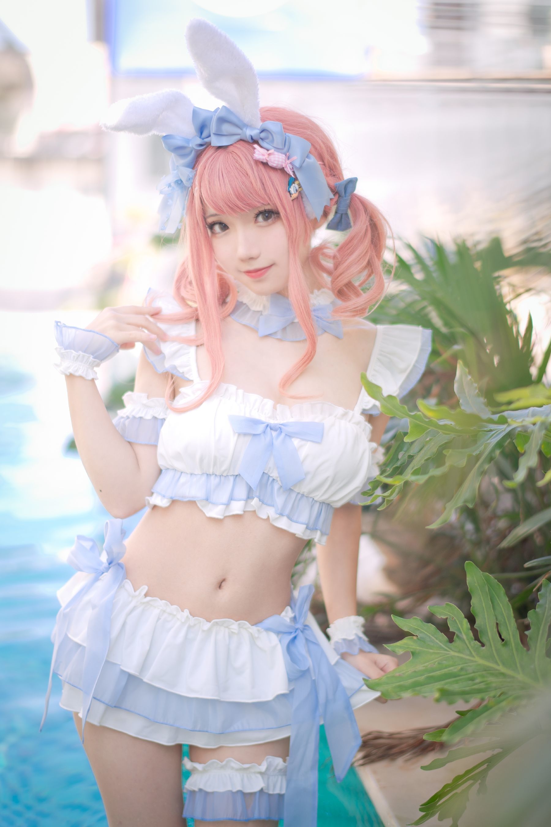 Internet Celebrity Coser Photobook] Hua Qi Hana - Summer Sweet Core Swimsuit