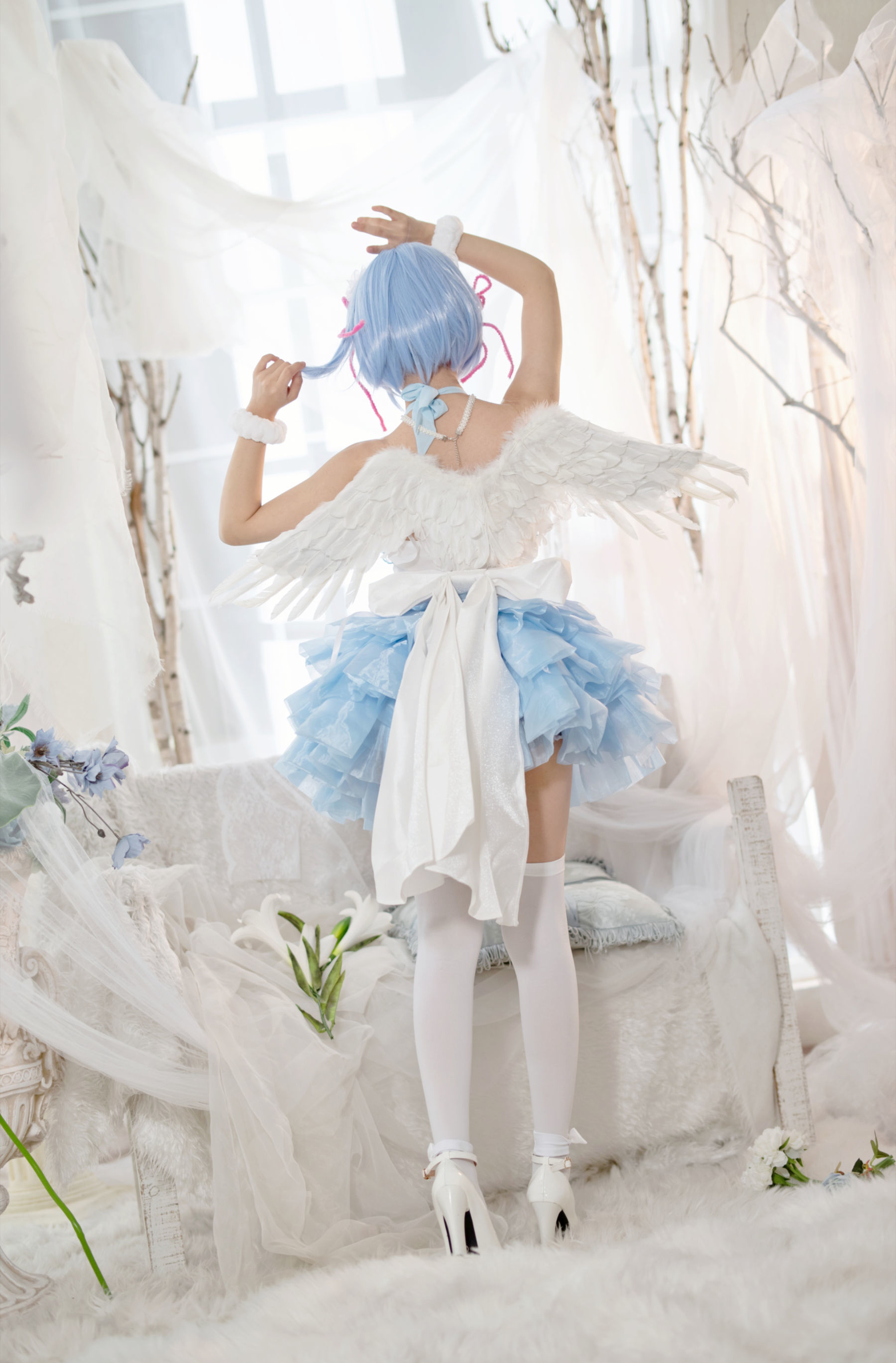 Ảnh Coser Ngôi sao Mạng] Hoa Qi Hana - Rem Thiên Thần