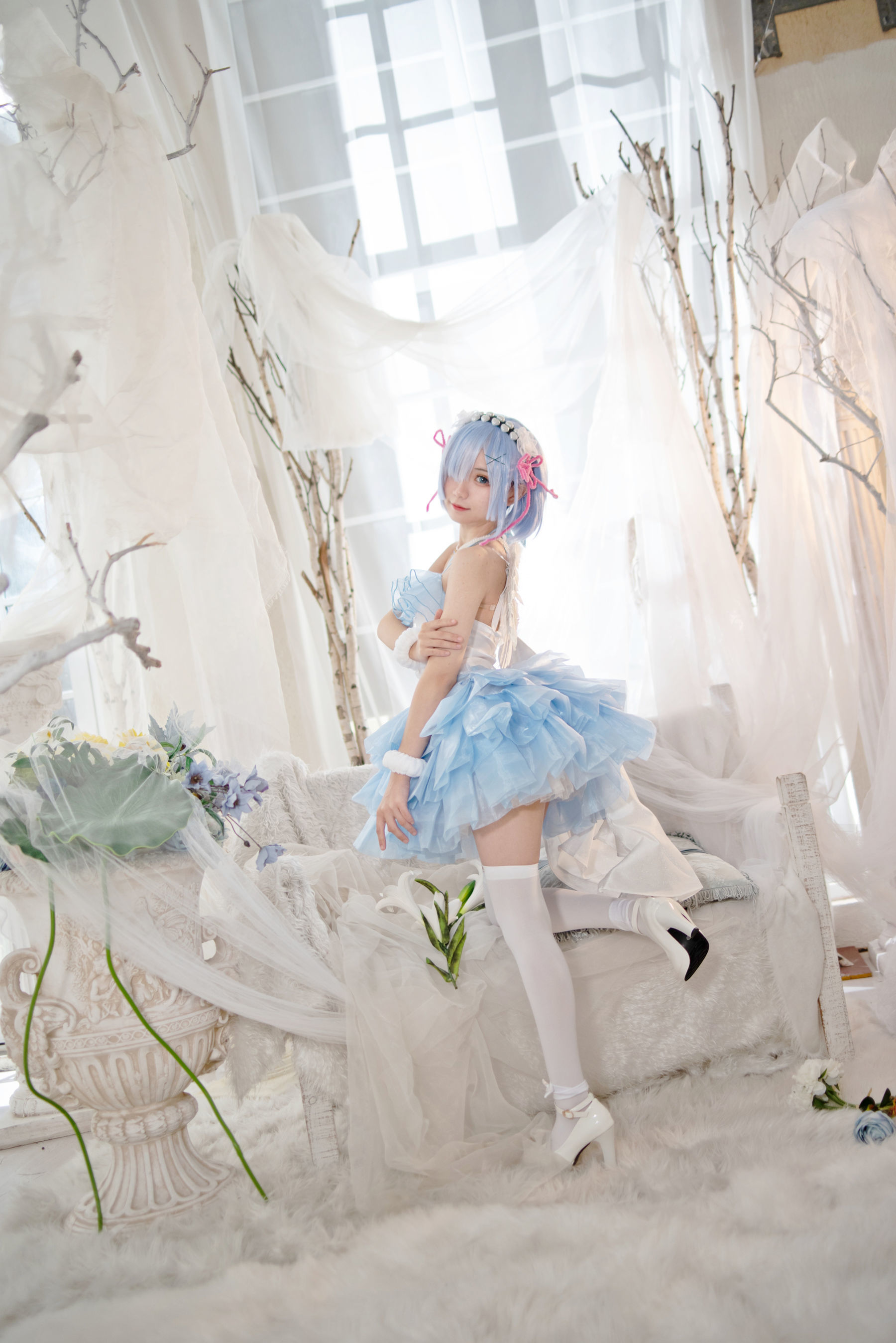 Ảnh Coser Ngôi sao Mạng] Hoa Qi Hana - Rem Thiên Thần