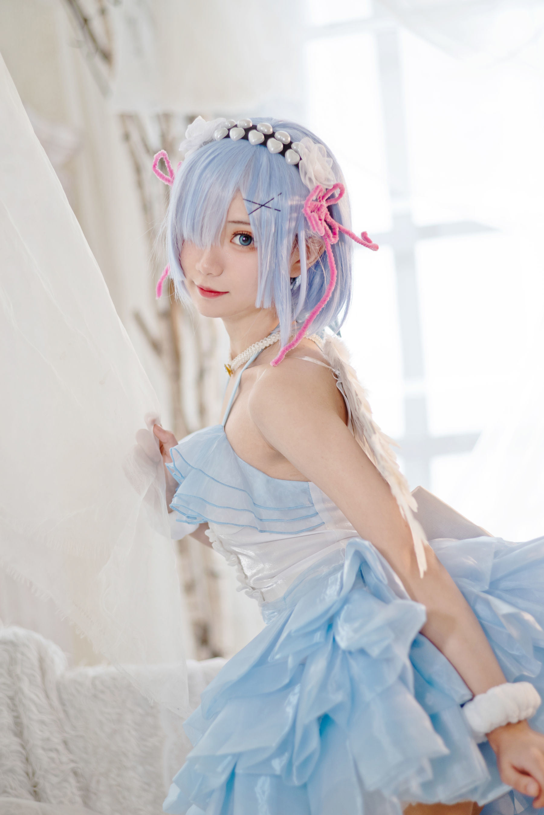 Ảnh Coser Ngôi sao Mạng] Hoa Qi Hana - Rem Thiên Thần