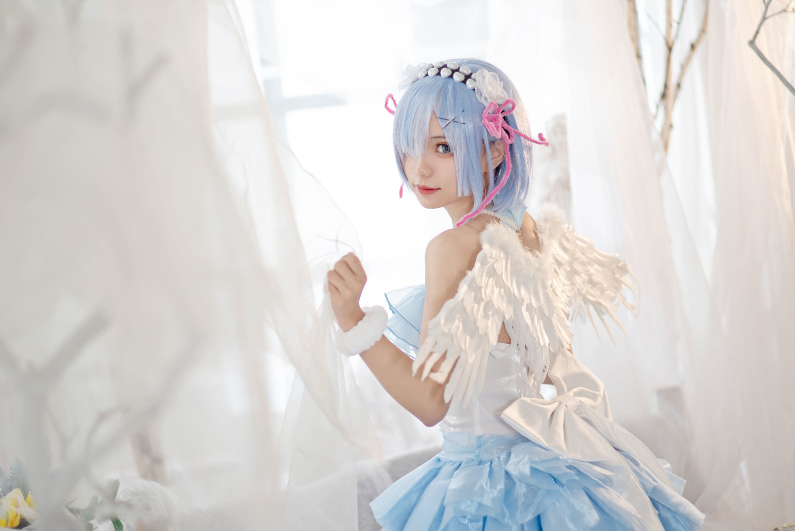 Ảnh Coser Ngôi sao Mạng] Hoa Qi Hana - Rem Thiên Thần