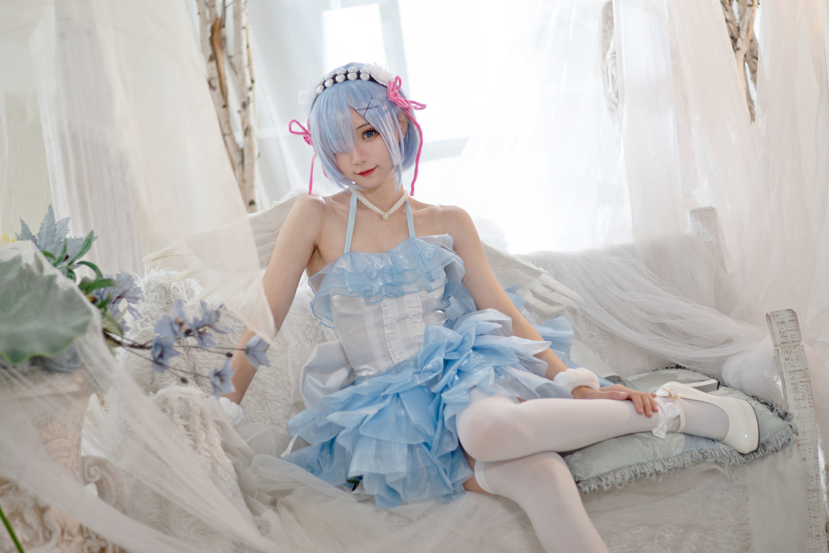 Ảnh Coser Ngôi sao Mạng] Hoa Qi Hana - Rem Thiên Thần