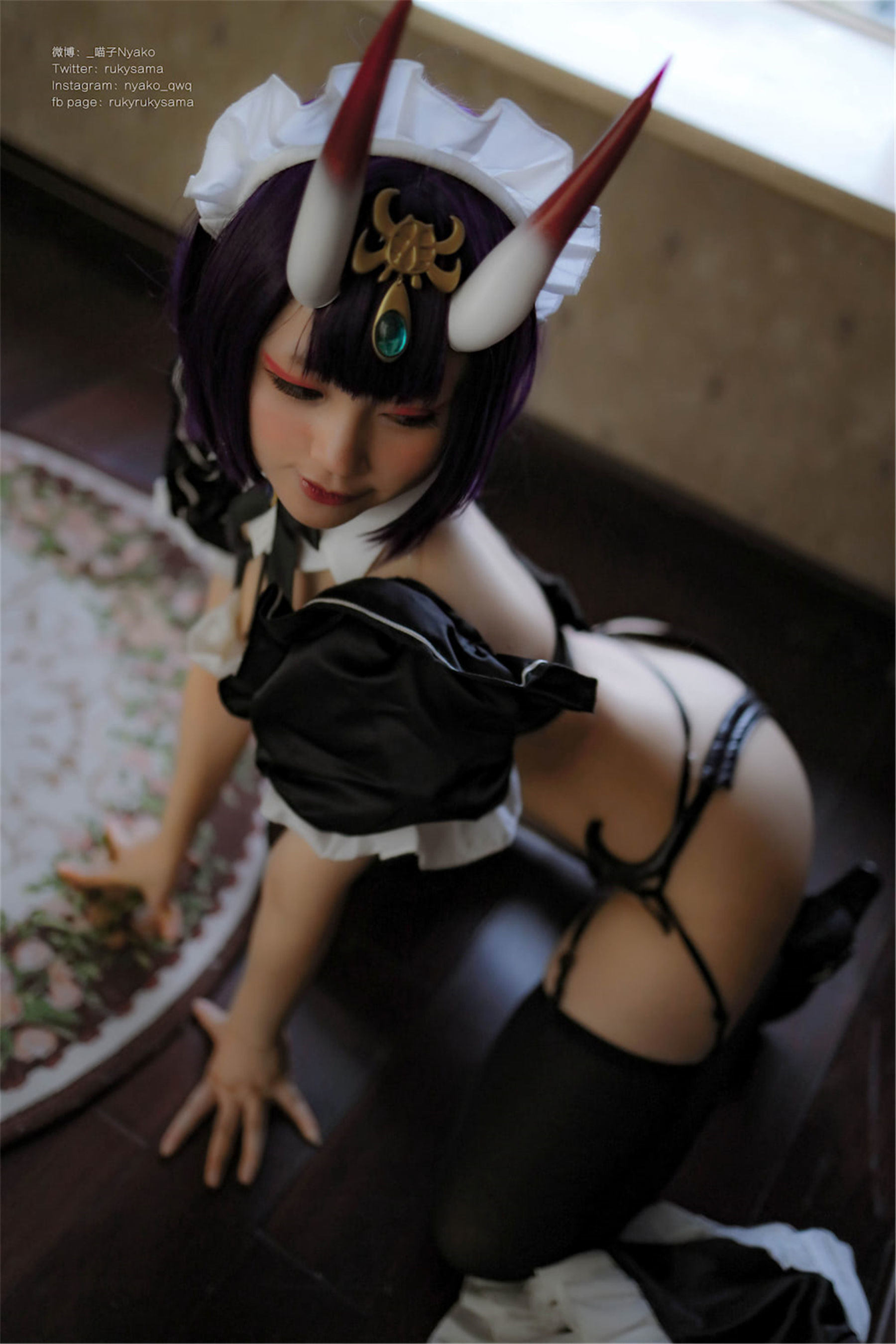 Ảnh chụp COSER net red] Cô gái dễ thương Nyako Meow - Shuten Doji nữ hầu
