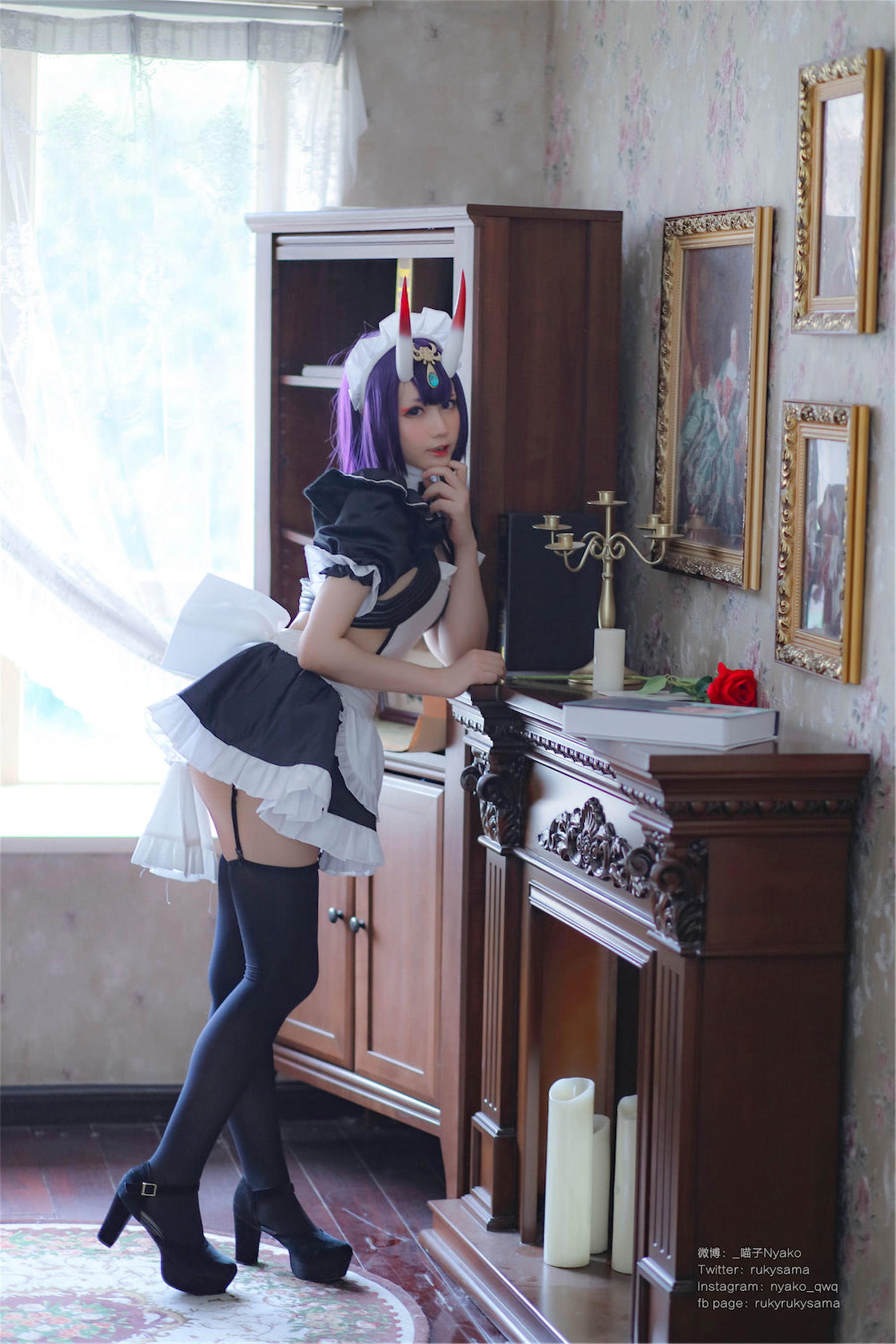 Ảnh chụp COSER net red] Cô gái dễ thương Nyako Meow - Shuten Doji nữ hầu