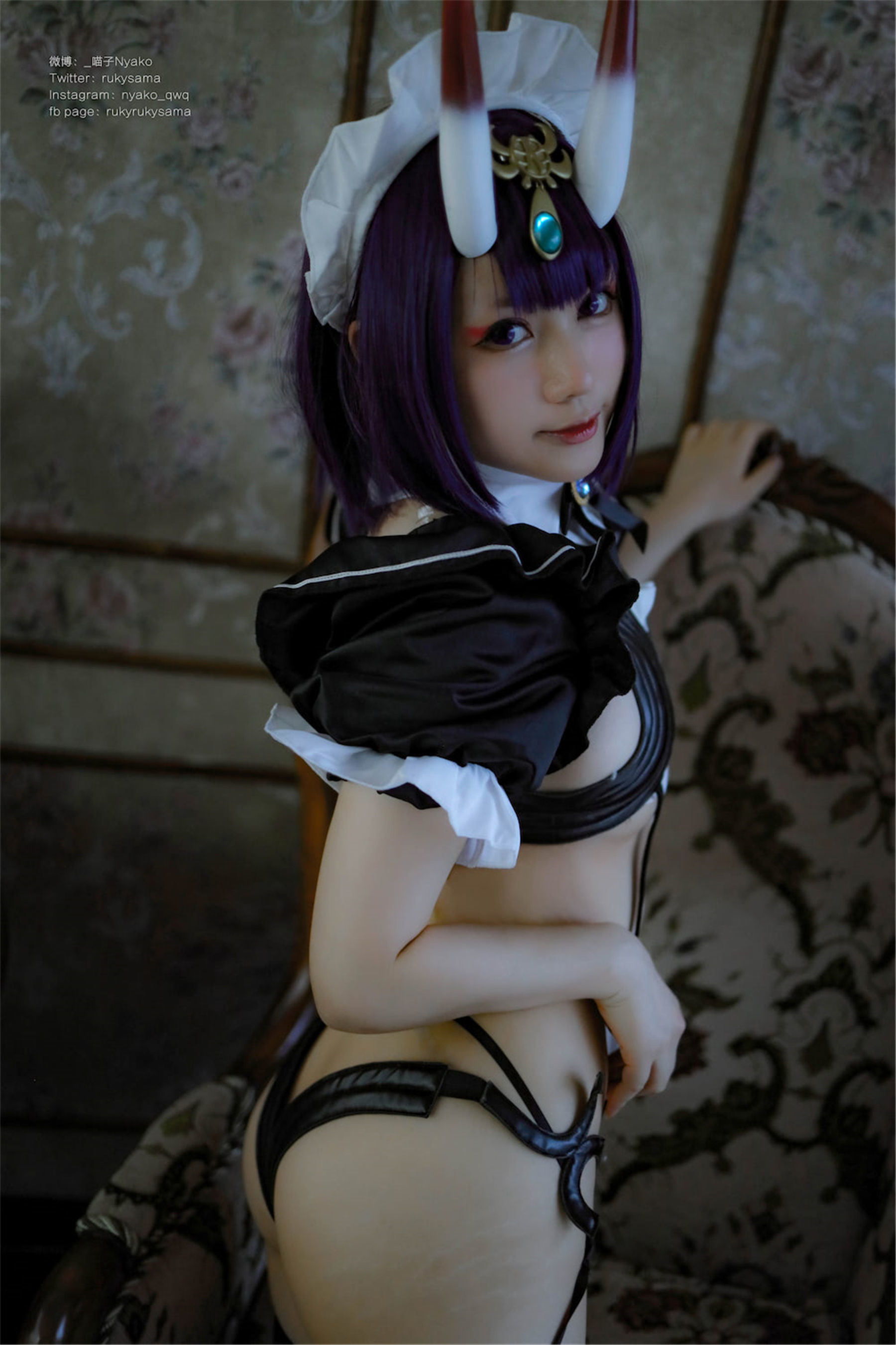 Internet Celebrity Cosplayer Photobook] Cute Girl Nyako Miaoz - Shuten Doji Maid