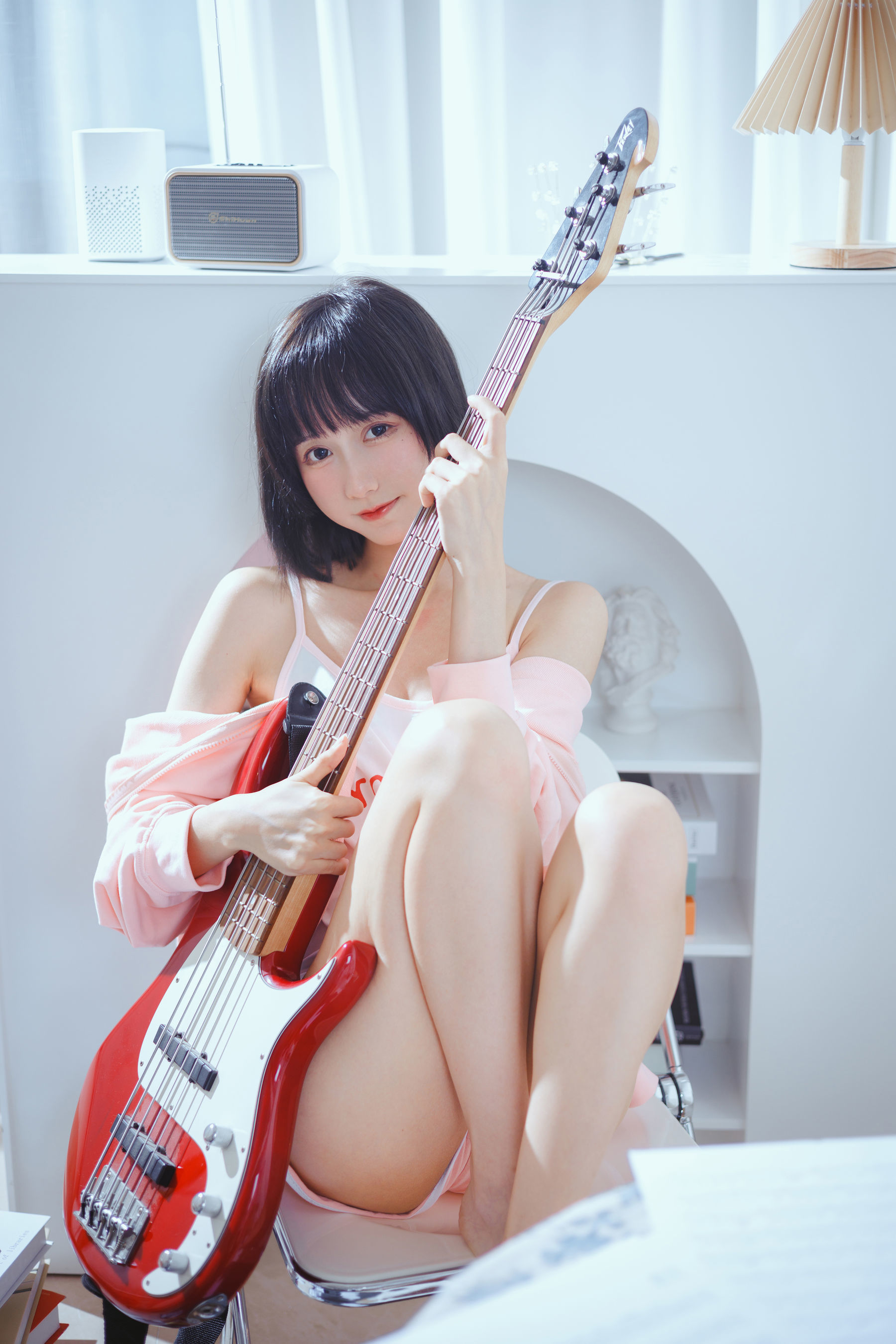 網紅COSER寫真] 萌系小姐姐木綿綿OwO - 貝斯與妹妹