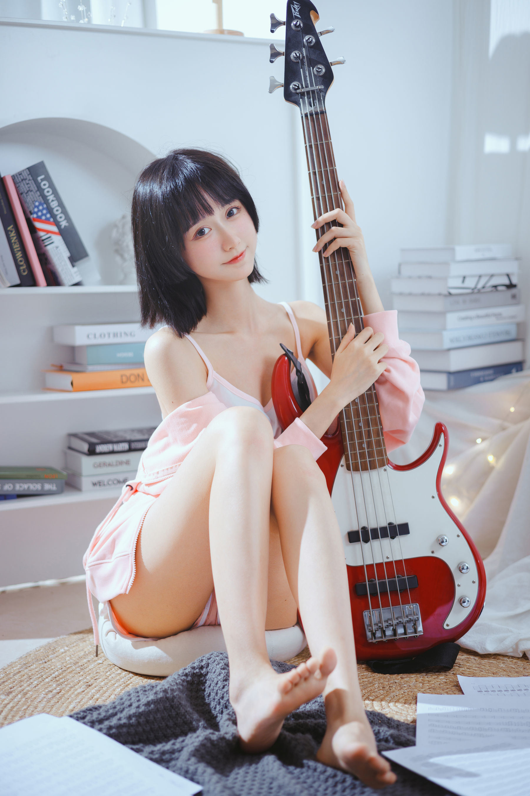 網紅COSER寫真] 萌系小姐姐木綿綿OwO - 貝斯與妹妹