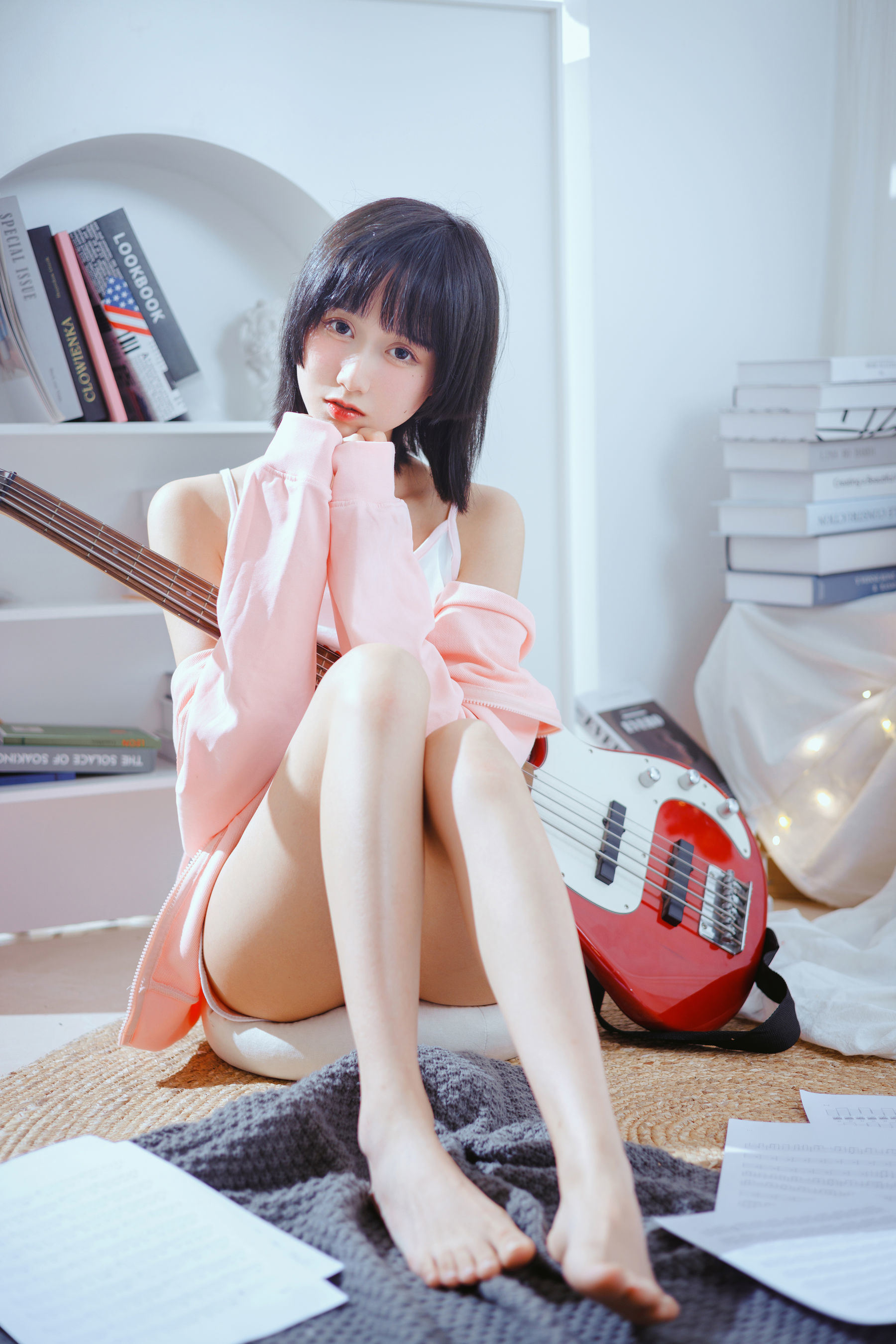 網紅COSER寫真] 萌系小姐姐木綿綿OwO - 貝斯與妹妹