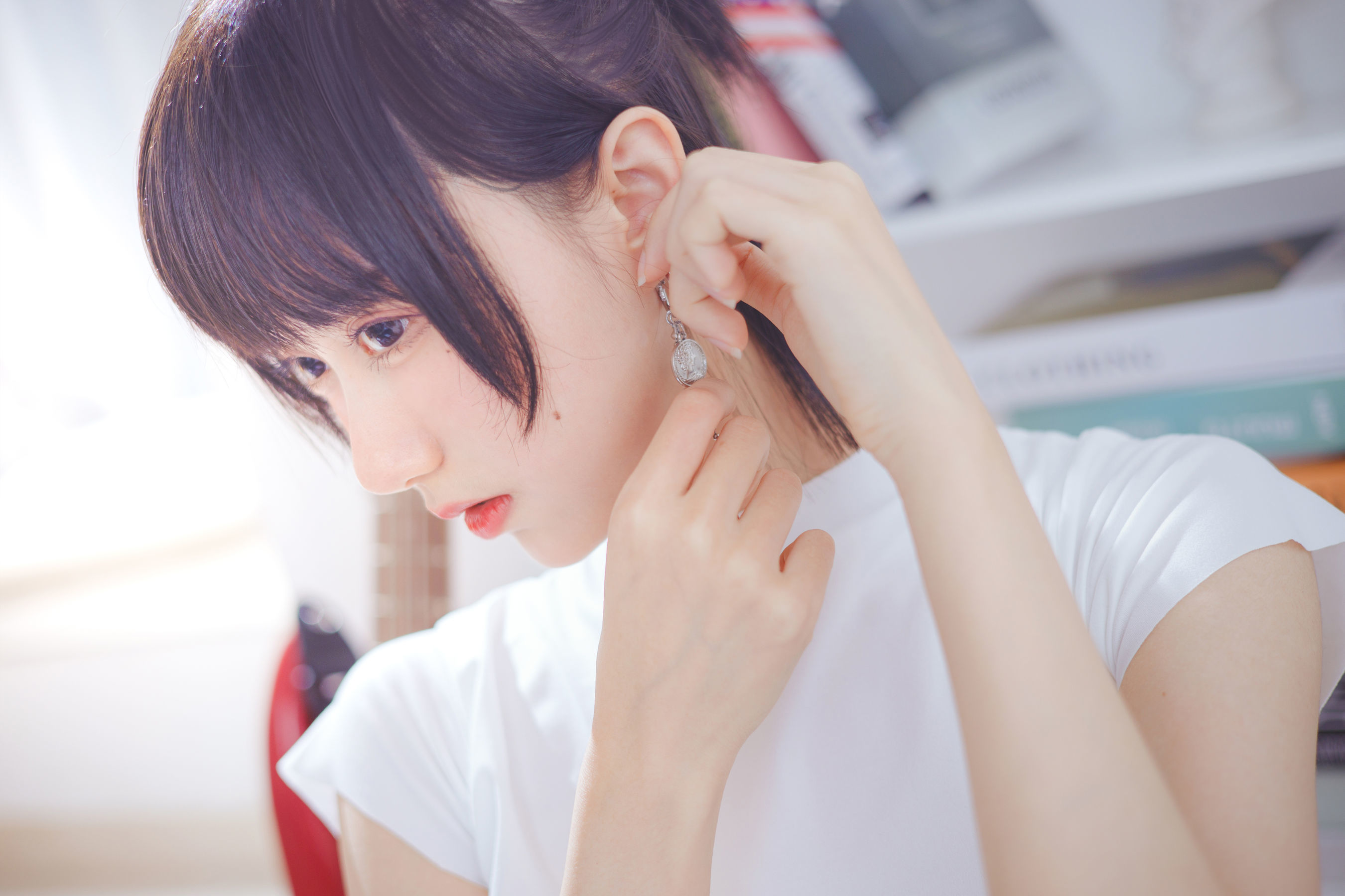 Sách ảnh COSER Net Red] Chị gái hệ dễ thương Mộc Miên Miên OwO - Beth và em gái
