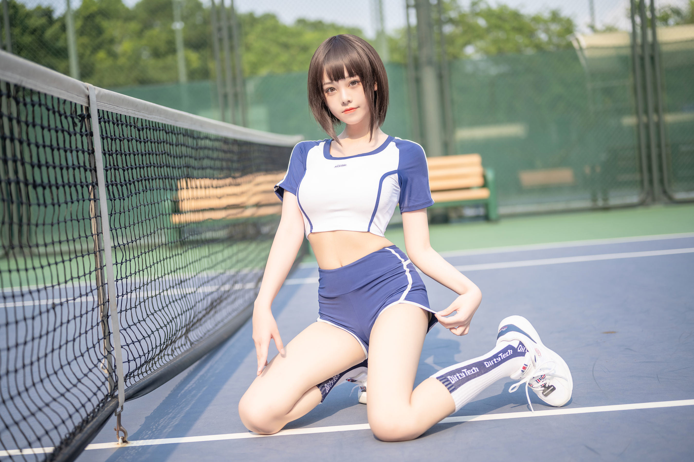 Internet Celebrity COSER Photobook] Moe Style Big Sister Mizhi Mao Qiu - Gymnastics Uniform