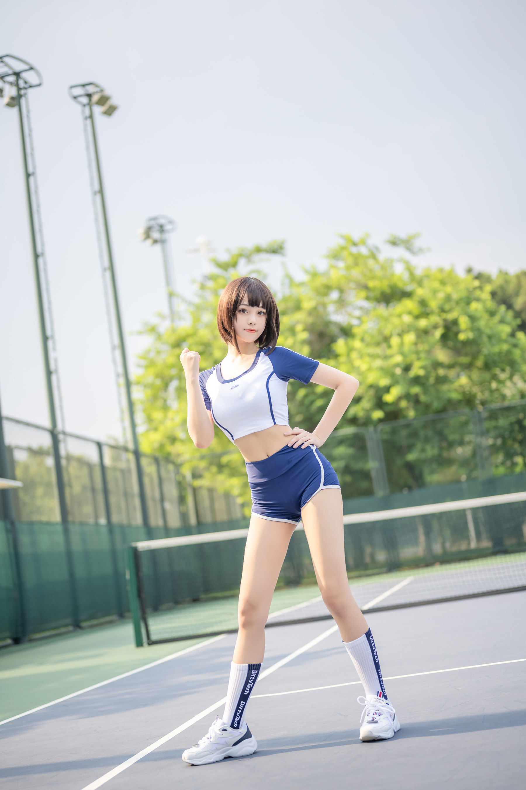 Internet Celebrity COSER Photobook] Moe Style Big Sister Mizhi Mao Qiu - Gymnastics Uniform