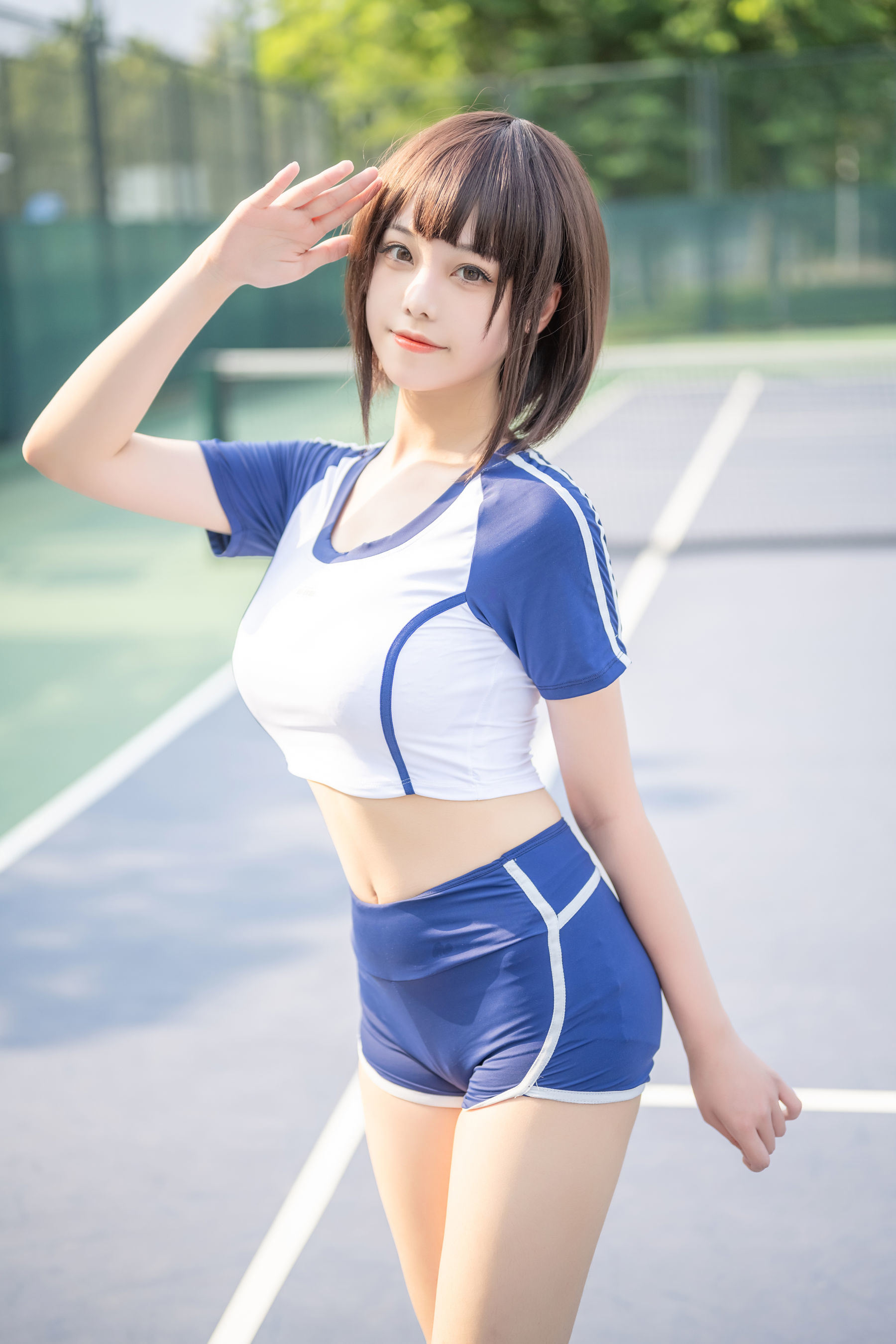 Internet Celebrity COSER Photobook] Moe Style Big Sister Mizhi Mao Qiu - Gymnastics Uniform