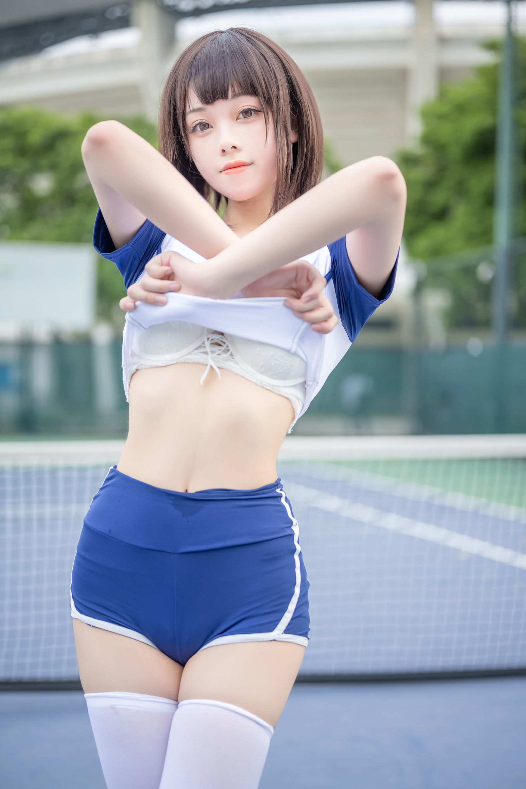 Net hồng COSER ảnh] Hệ moe chị gái Mizuki Nekoju - Trang phục thể dục