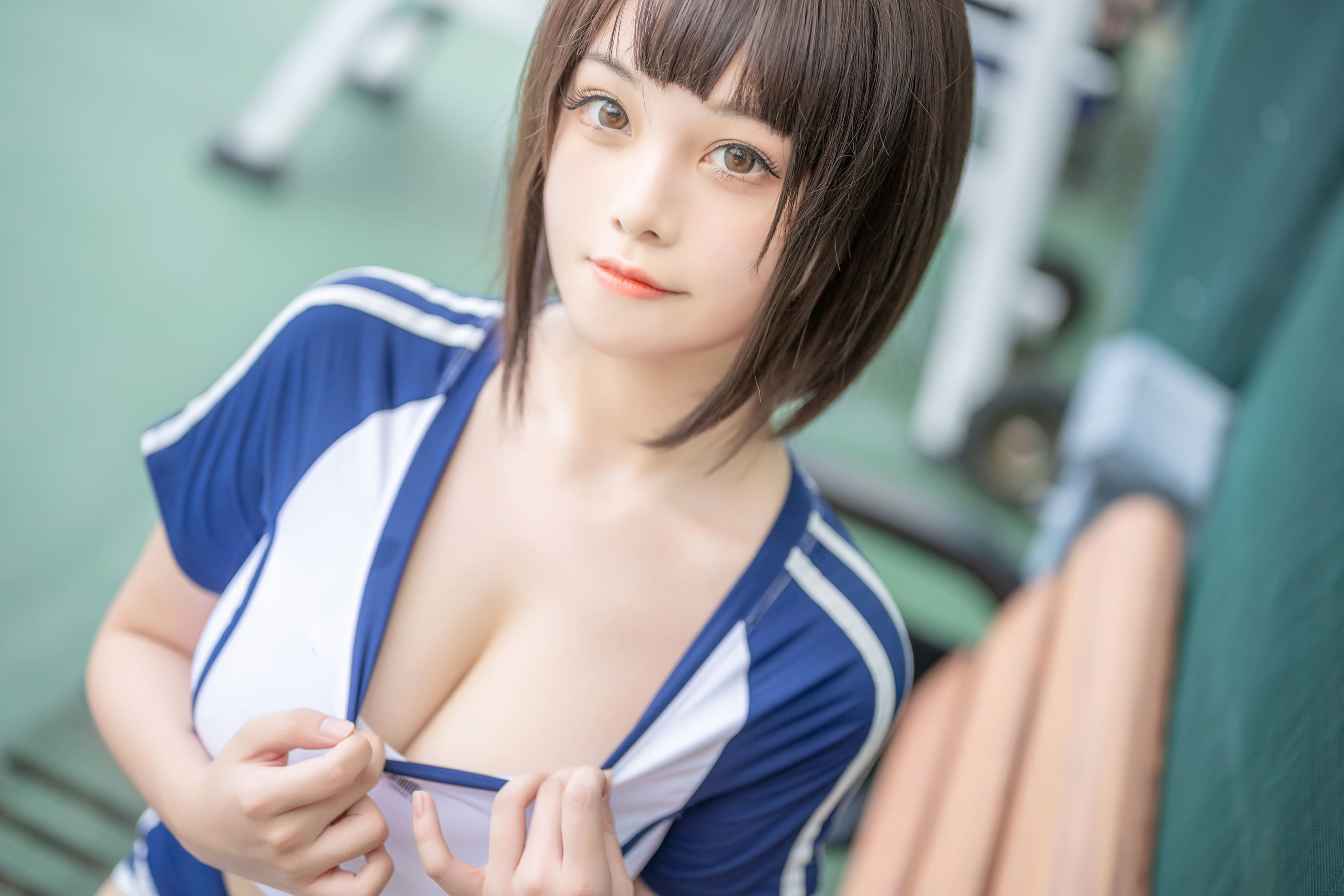 Net hồng COSER ảnh] Hệ moe chị gái Mizuki Nekoju - Trang phục thể dục