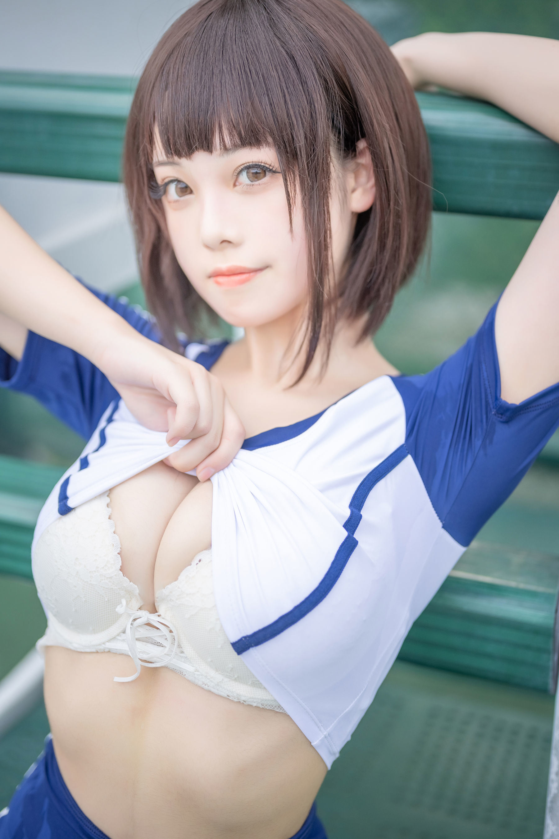 ネット有名人COSER写真] 萌え系お姉さん蜜汁猫裘 - 体操服