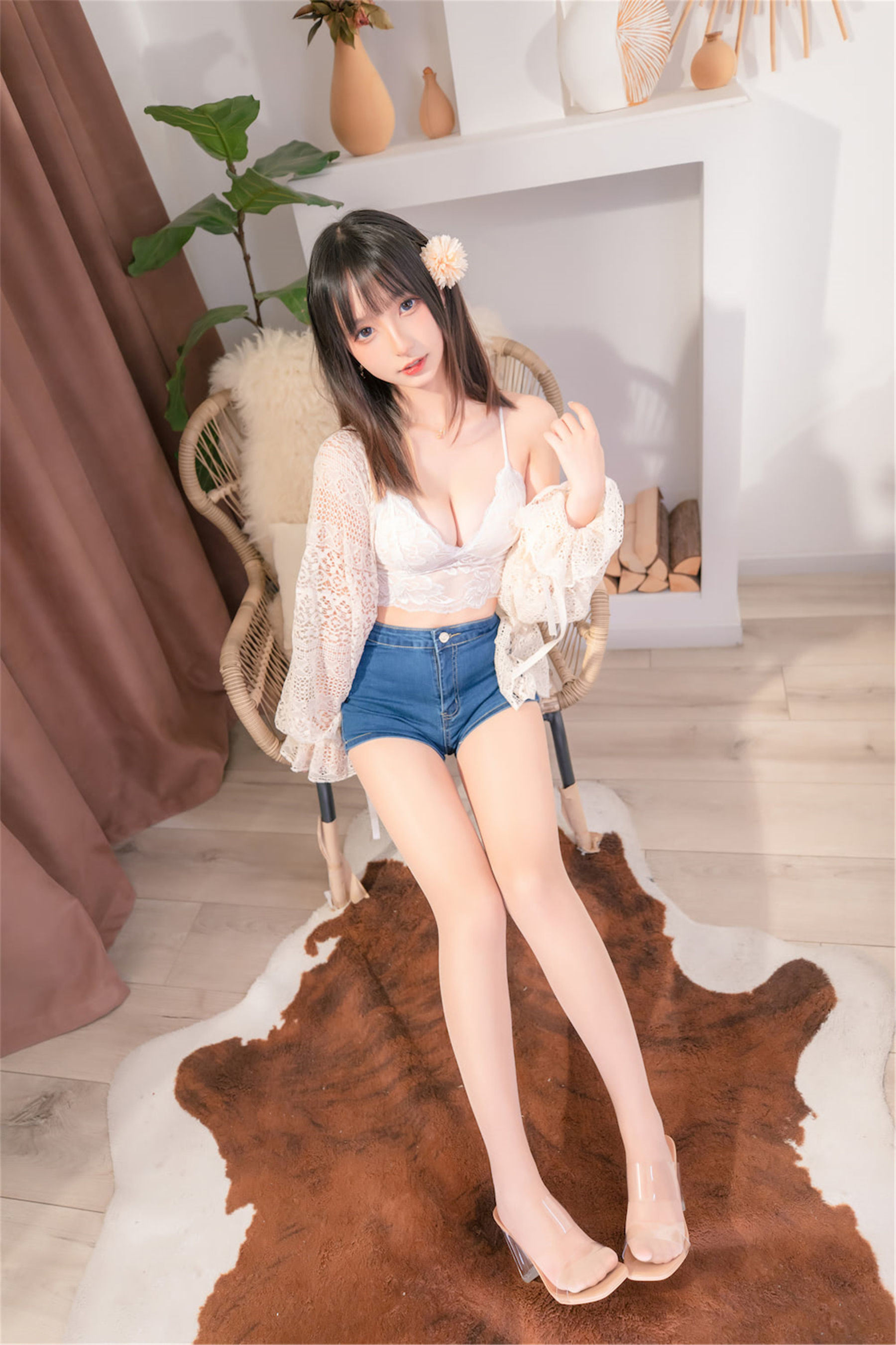 Internet Celebrity Coser Photobook]  belle ta Kagura Ban Mafuyu's Cowboy Craze