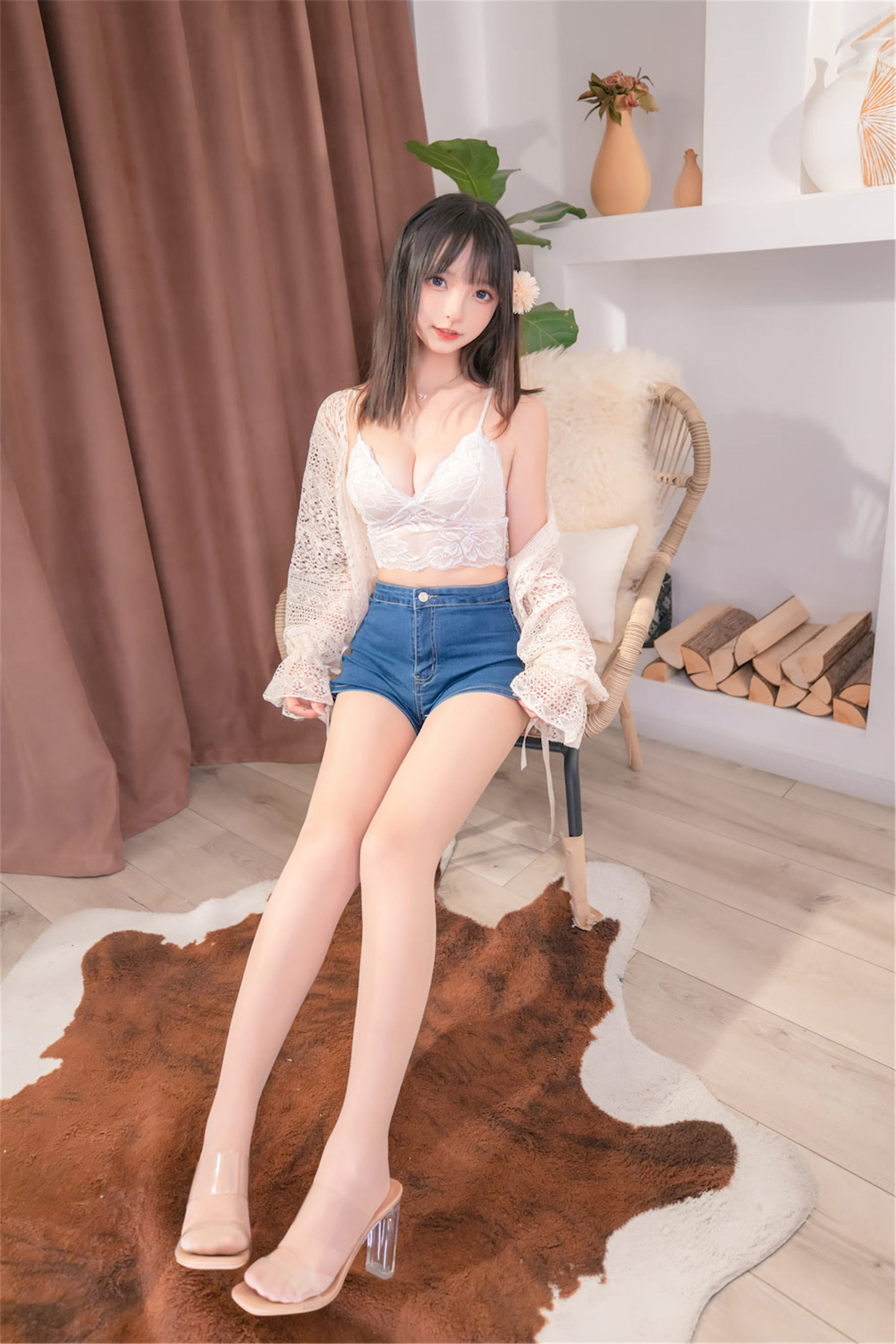 Internet Celebrity Coser Photobook]  belle ta Kagura Ban Mafuyu's Cowboy Craze