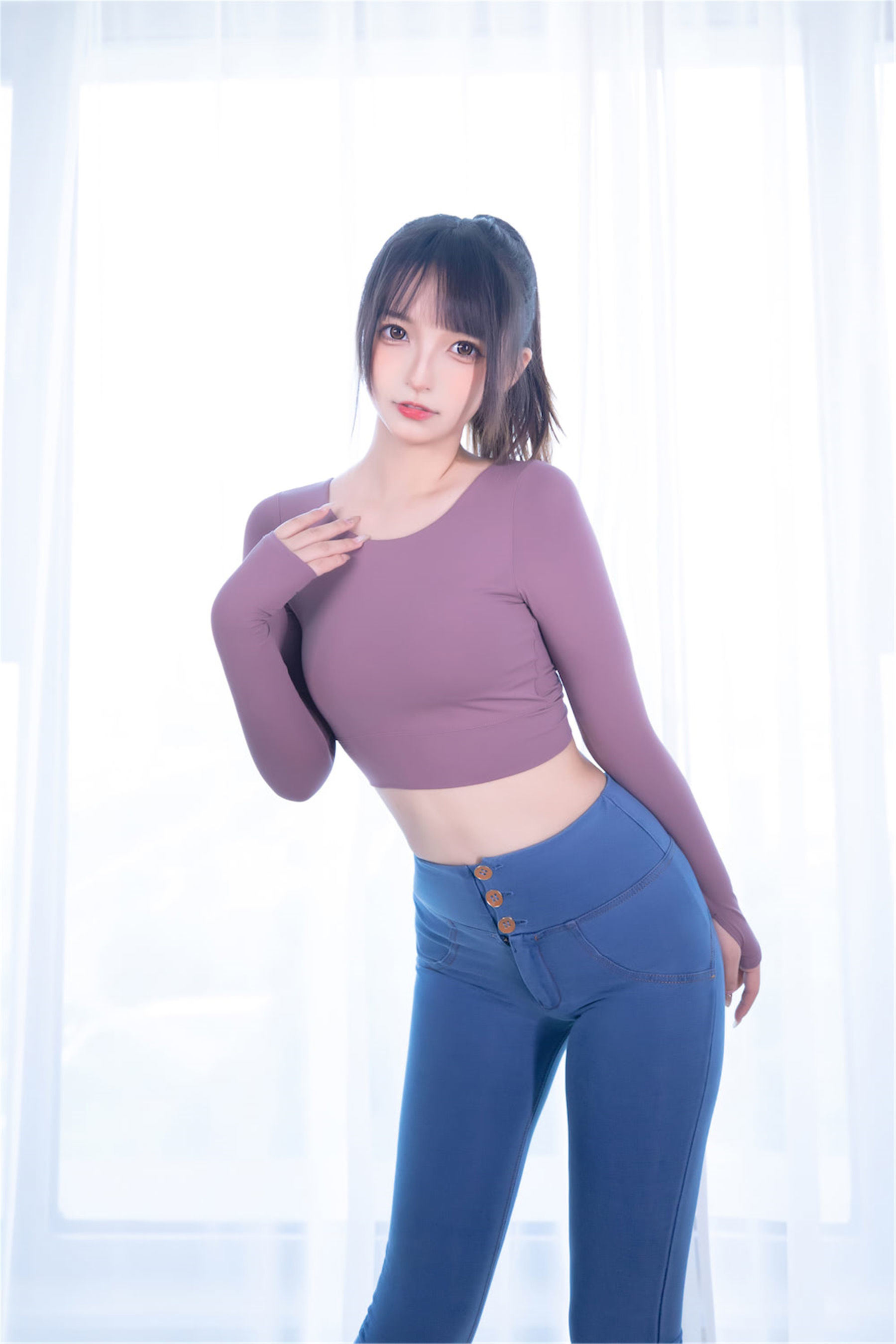 Internet Celebrity Coser Photobook]  belle ta Kagura Ban Mafuyu's Cowboy Craze
