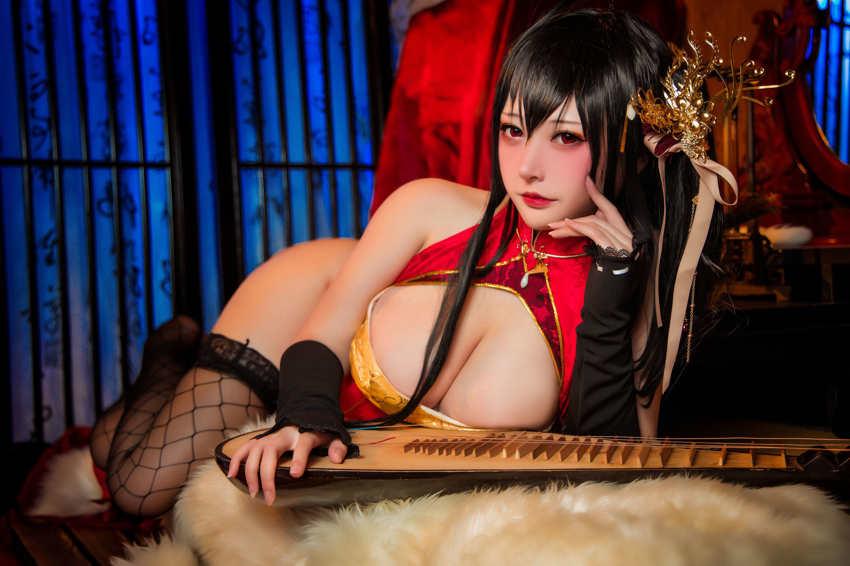 ネット有名人コスプレイヤー写真] 高顔値コスプレイヤーネンネン_D - 大鳳旗袍
