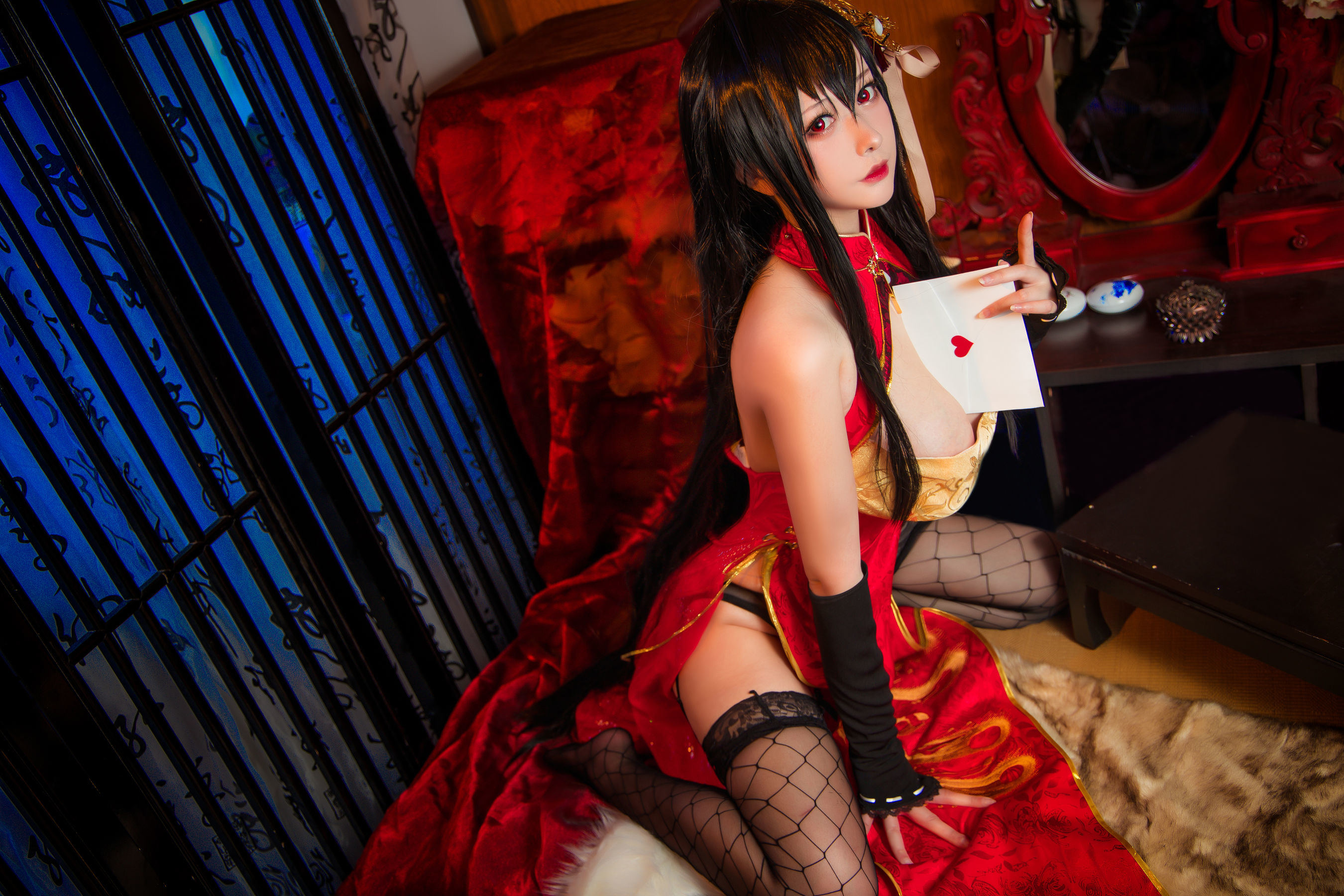 ネット有名人コスプレイヤー写真] 高顔値コスプレイヤーネンネン_D - 大鳳旗袍