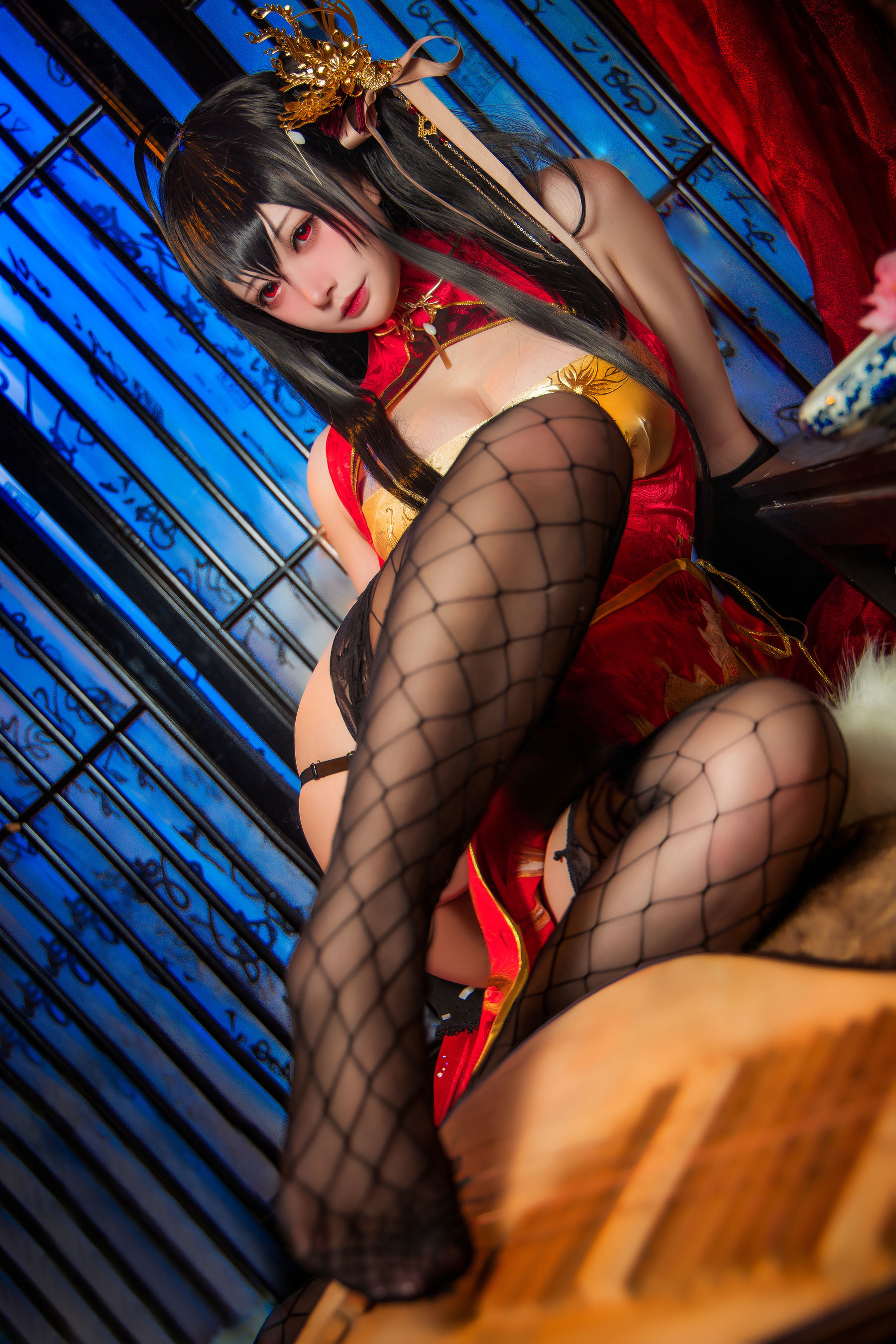 ネット有名人コスプレイヤー写真] 高顔値コスプレイヤーネンネン_D - 大鳳旗袍