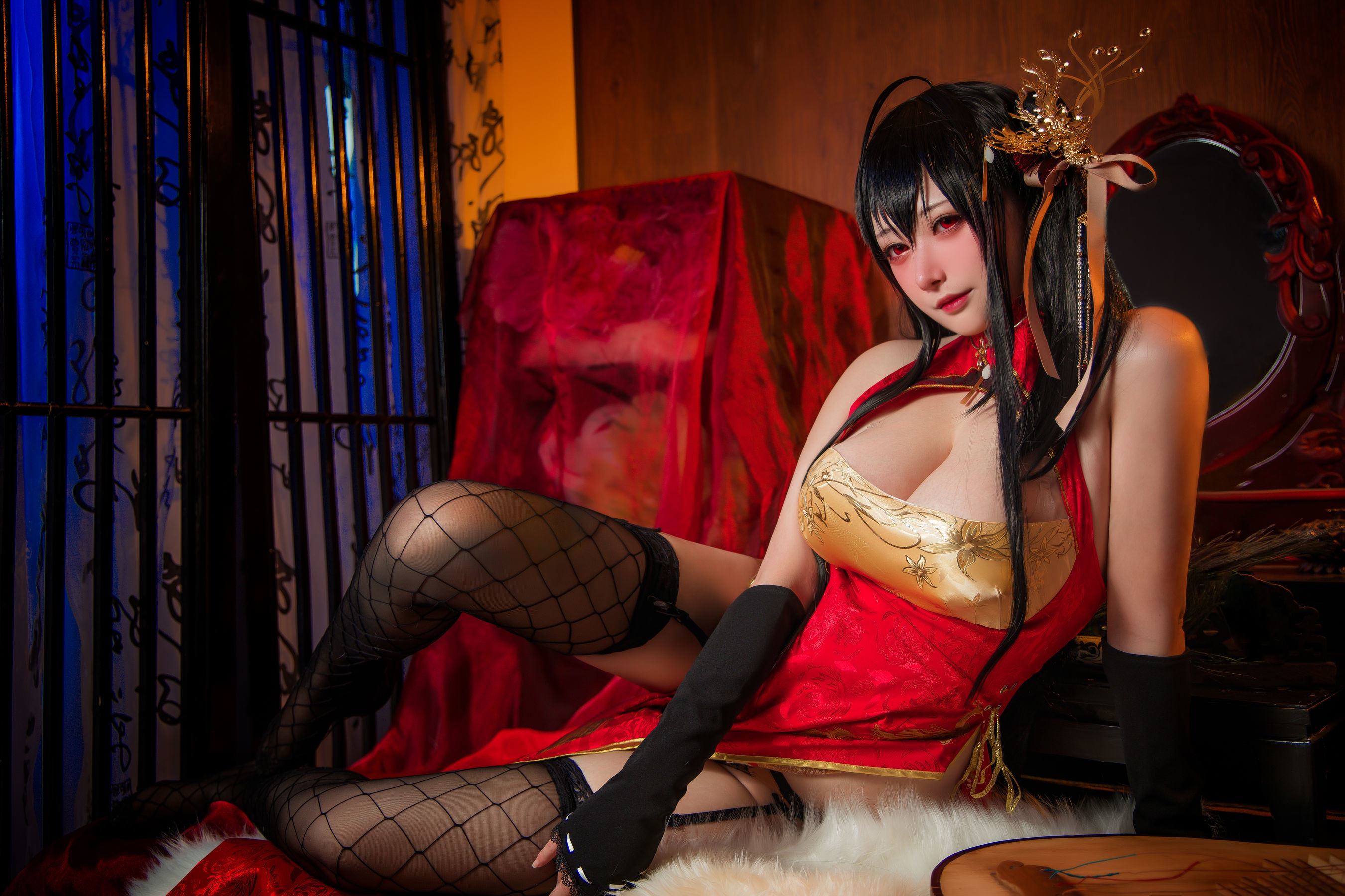 Internet Celebrity Cosplayer Photobook] High-value Cosplayer Niannian_D - Taihou Qipao