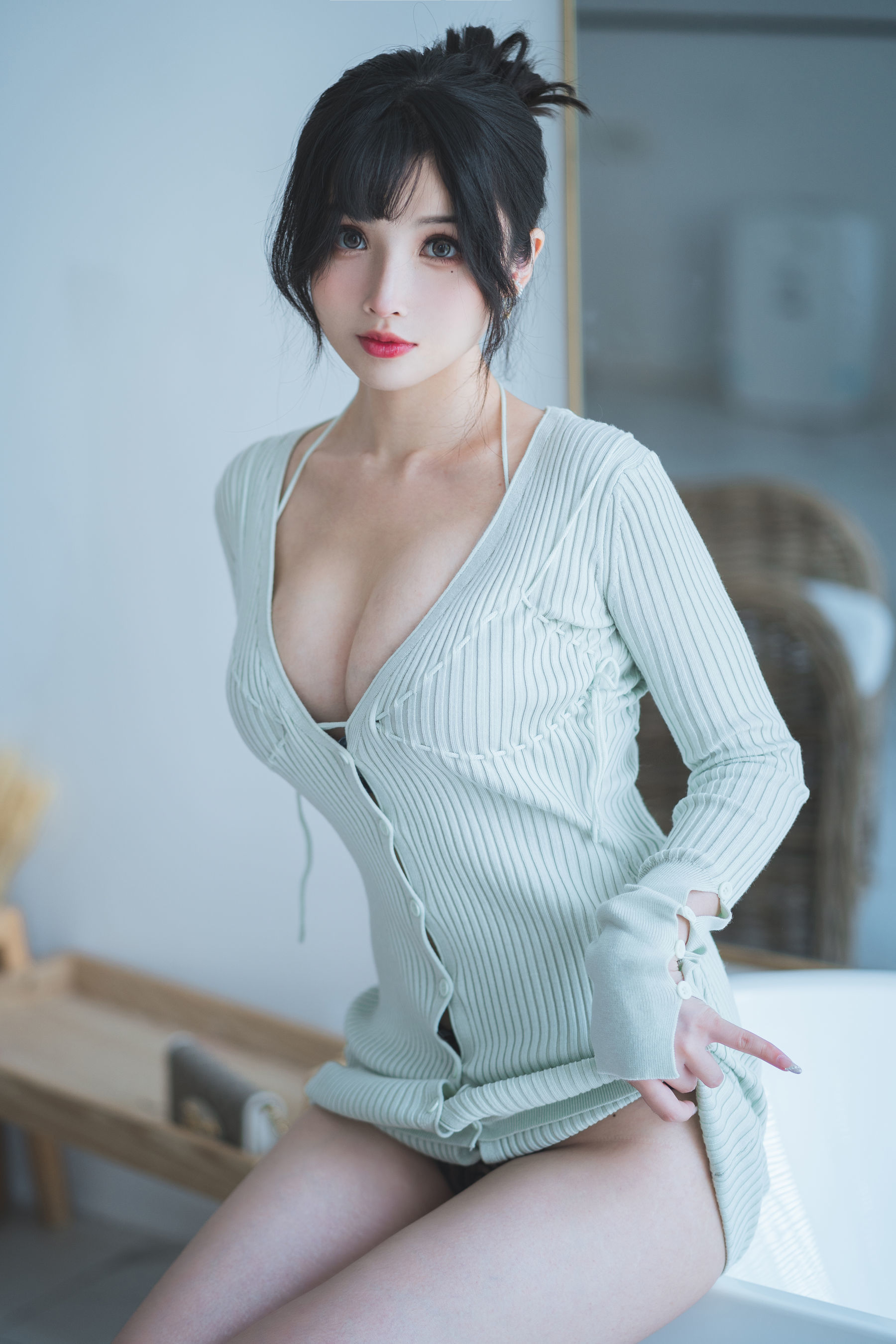 ネット有名人COSER写真] COS特典リオコ・りょうりょうこ - 人妻セーター