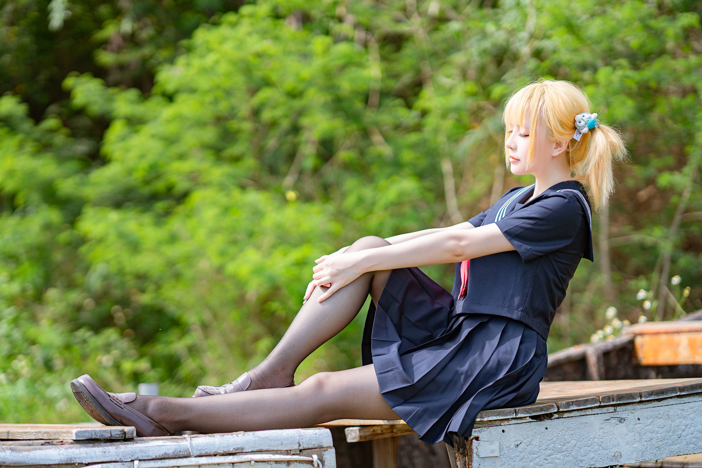 Internet Celebrity Coser Photobook] Coser Miss Xing Zhi Chi Chi - Daily Sunny Sky