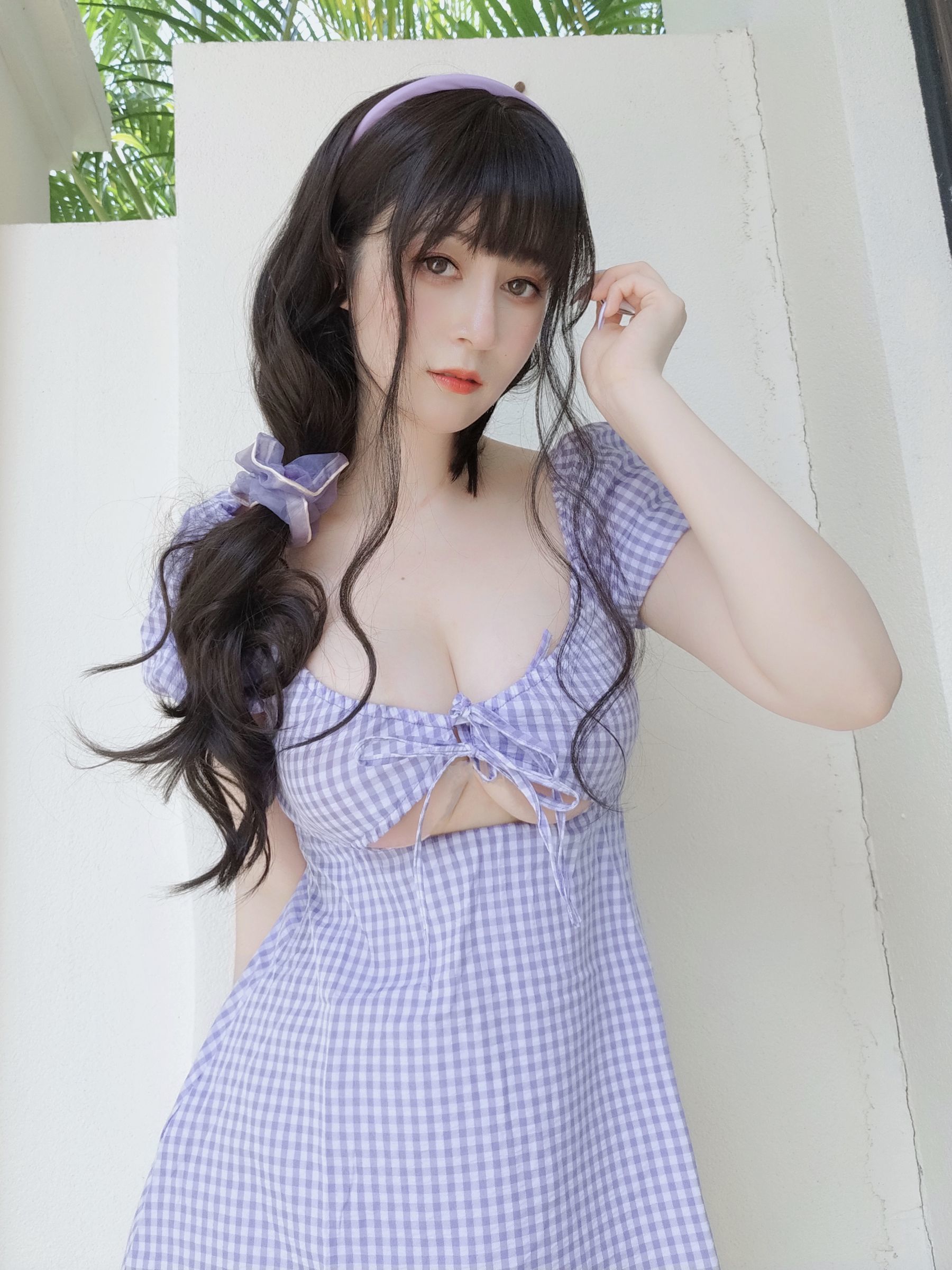 Internet Celebrity Coser Photobook] Coser Miss Baiyin - Summer's Plaid Dress