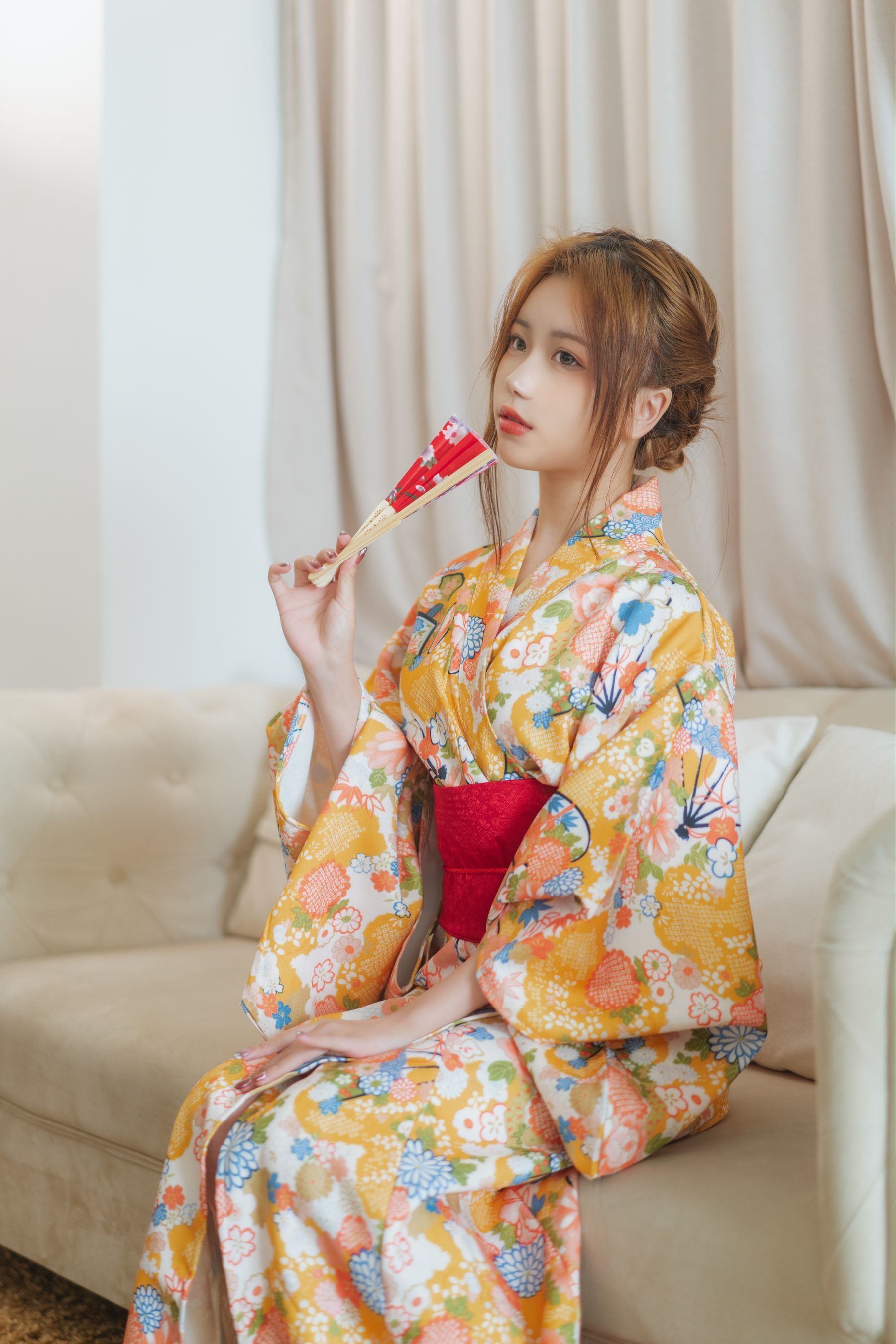 網紅COSER寫真] 一北亦北 - 和服泳裝