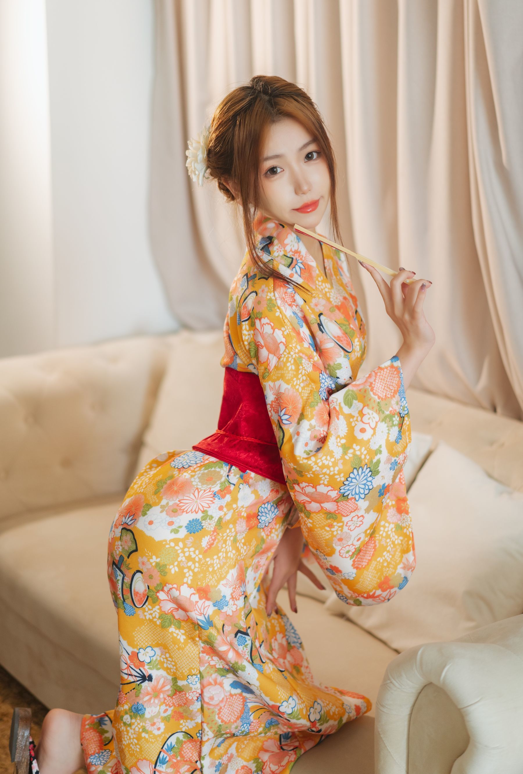 網紅COSER寫真] 一北亦北 - 和服泳裝