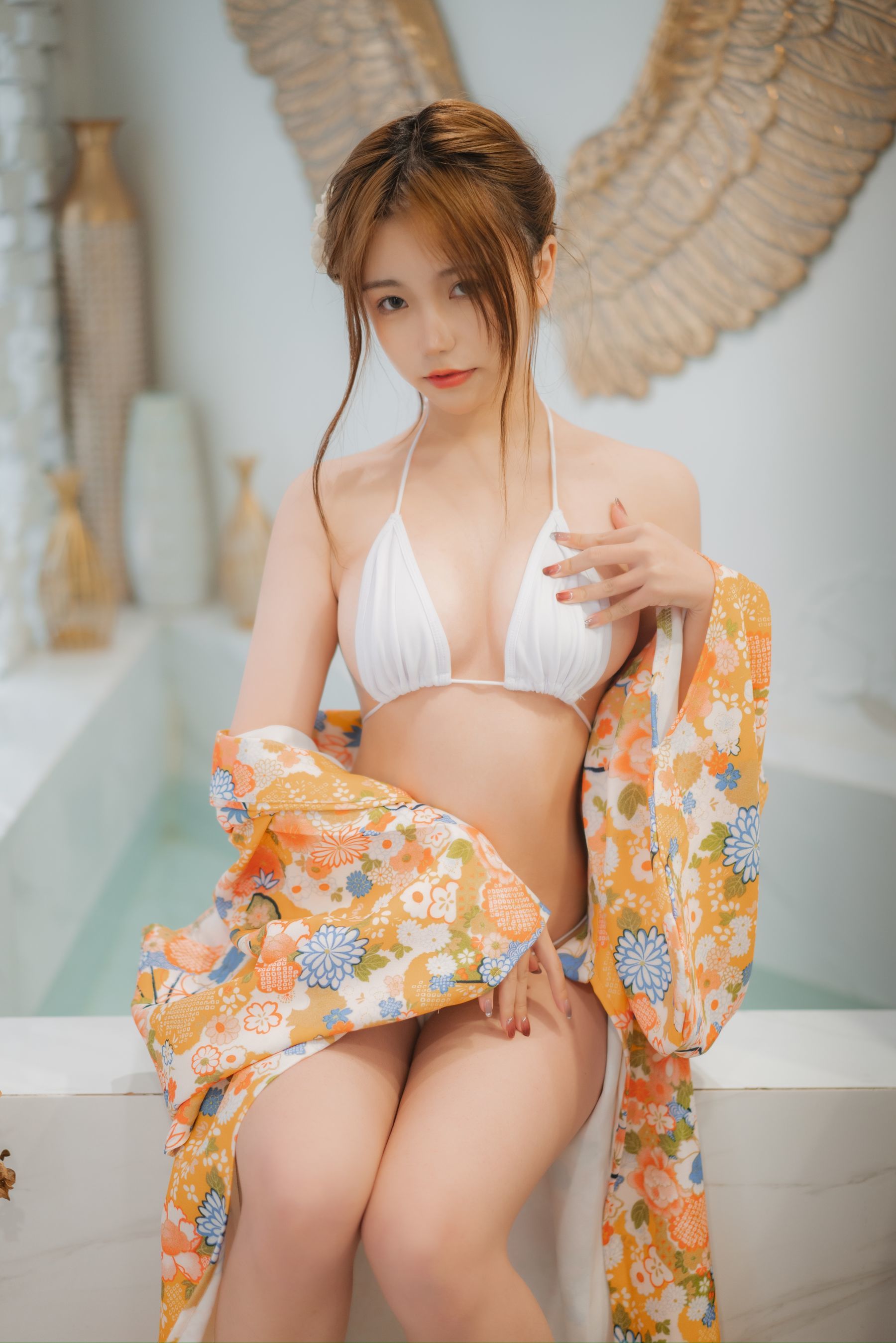 網紅COSER寫真] 一北亦北 - 和服泳裝