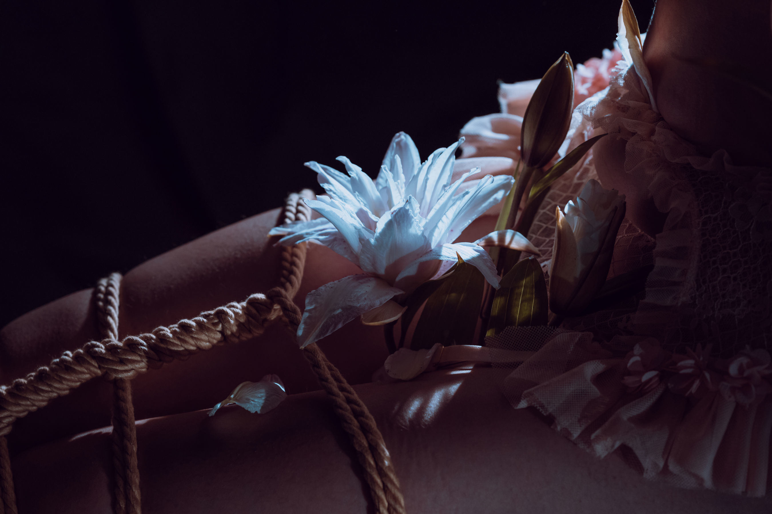 Ảnh Chụp Coser Ngôi Sao Mạng] Yun Xi Xi - Hoa và Dây